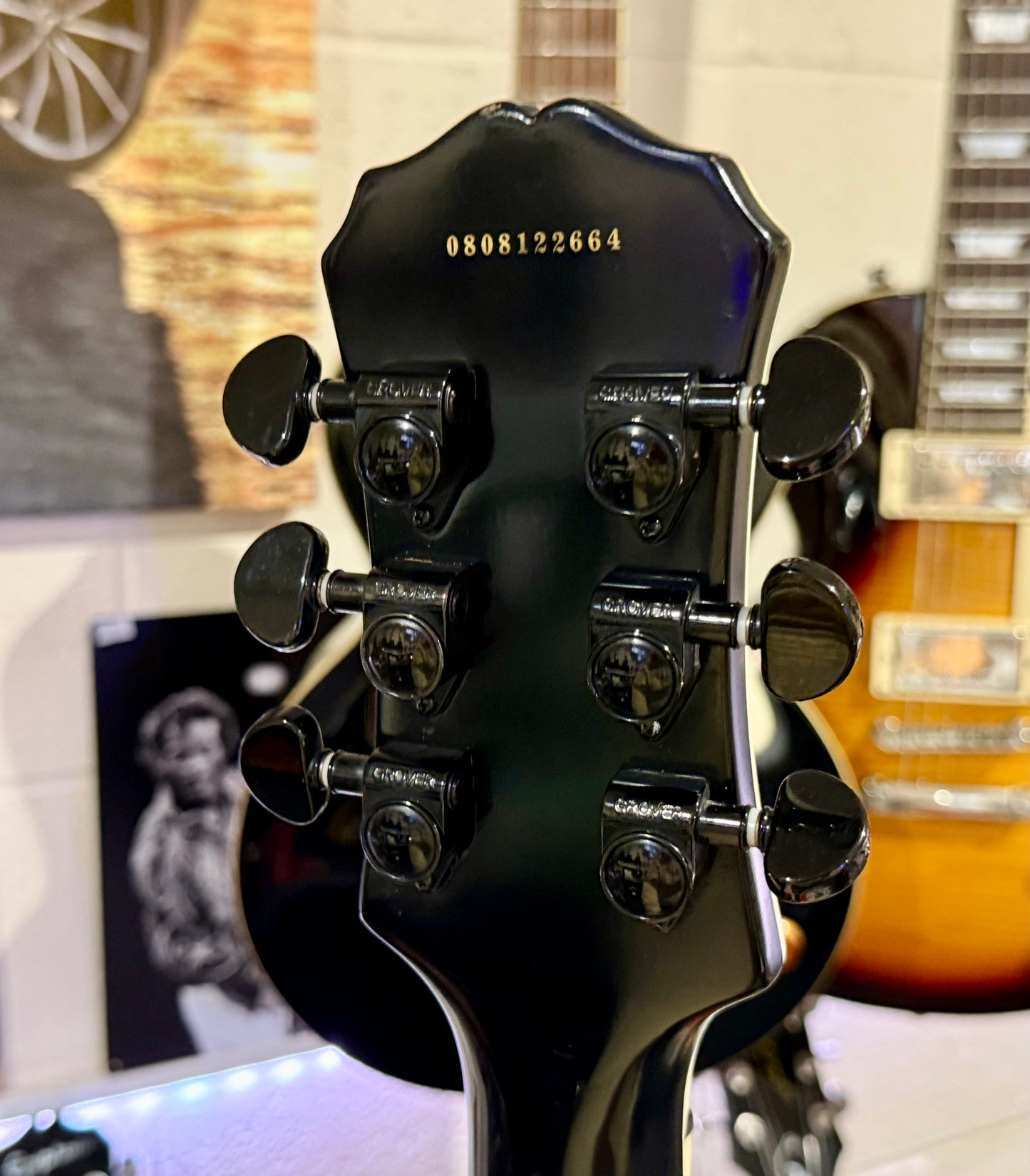 🔥2008🔥 Epiphone Les Paul Custom Prophecy EX~ Midnight Ebony~ EMG’s + Case!