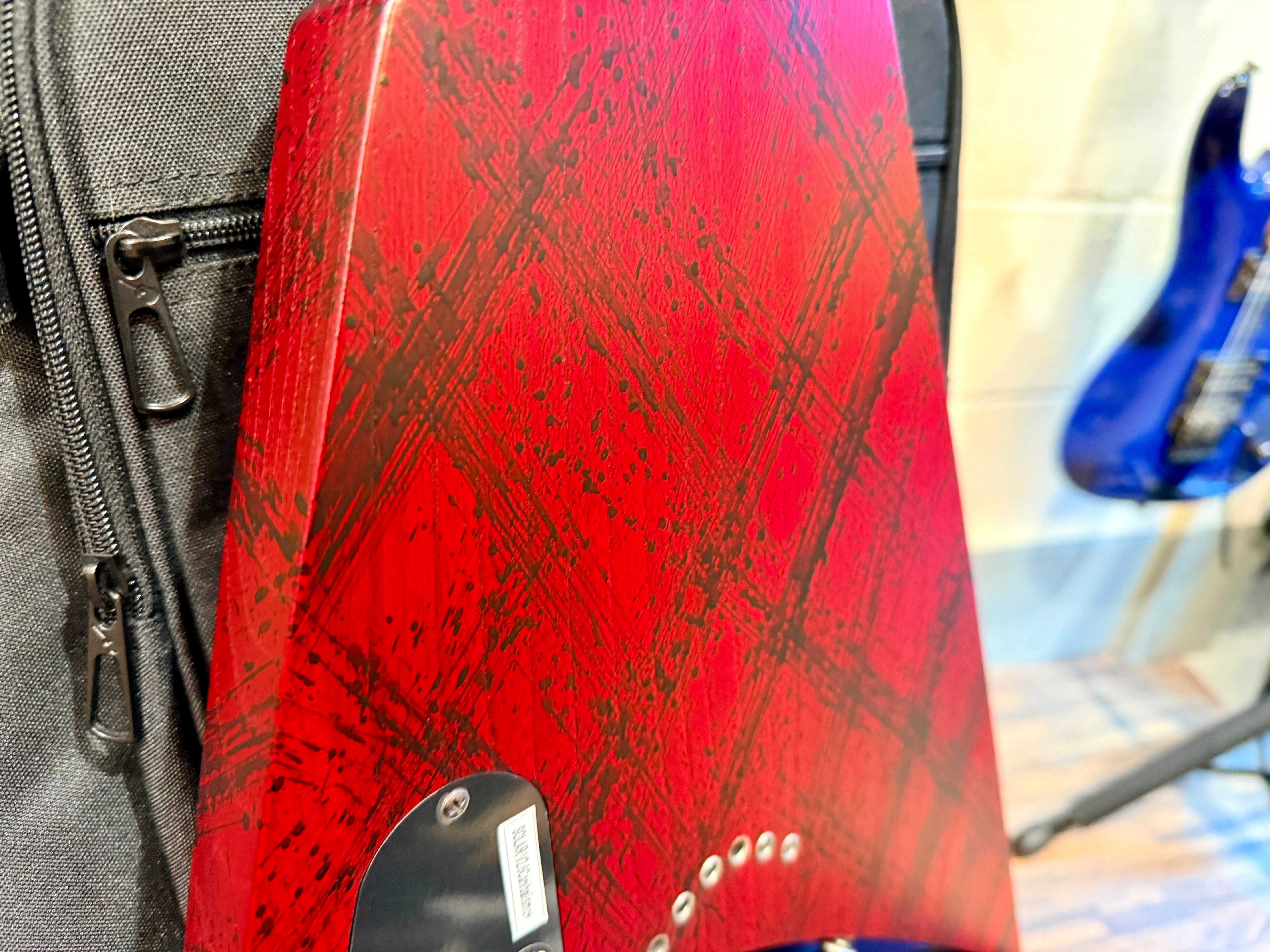 🔥2025🔥 Solar V2.6 Cannibalismo + Plus Flying V~ Blood Red~ Gig Bag~ MINT!