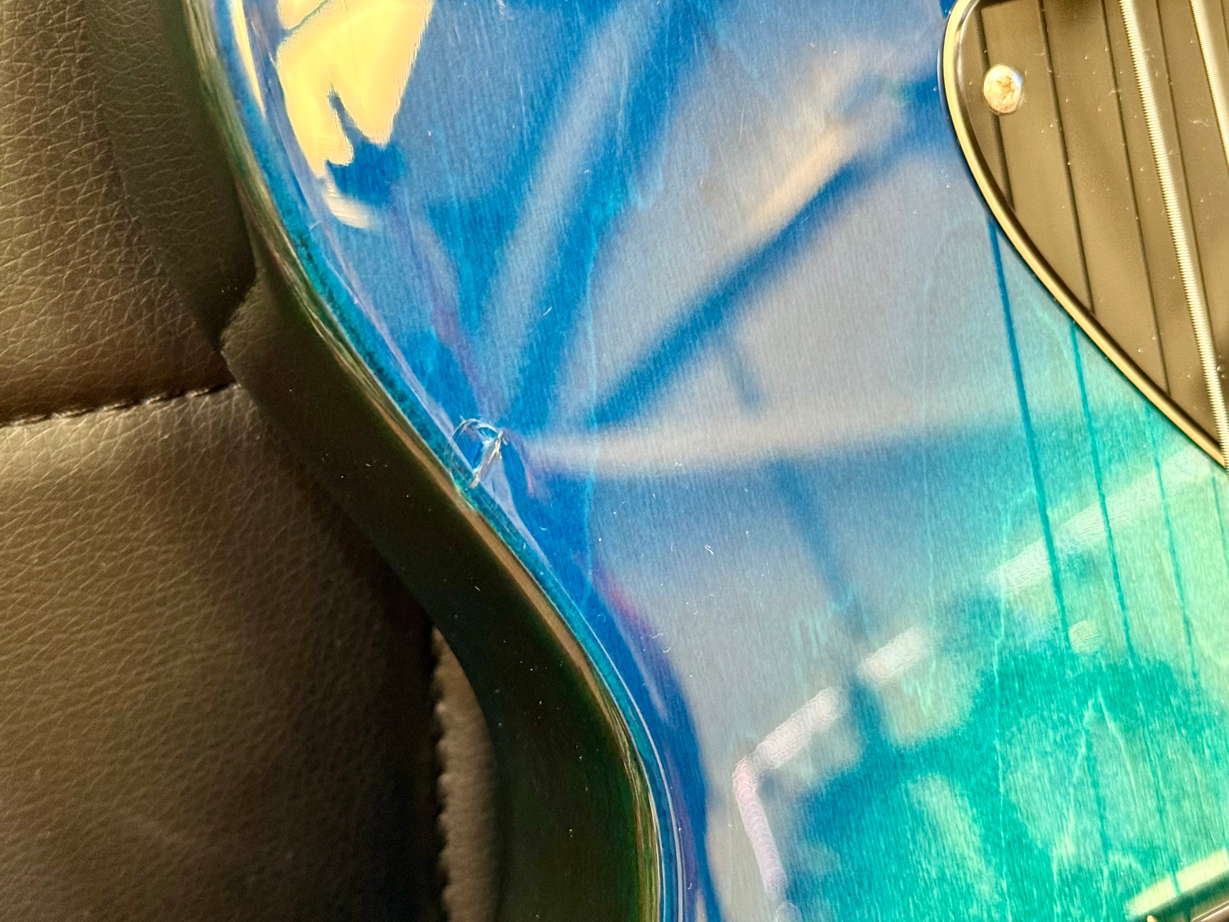 🌟RARE 2010🌟 Epiphone Les Paul Junior Ltd Edition Custom Shop~ Translucent Blue