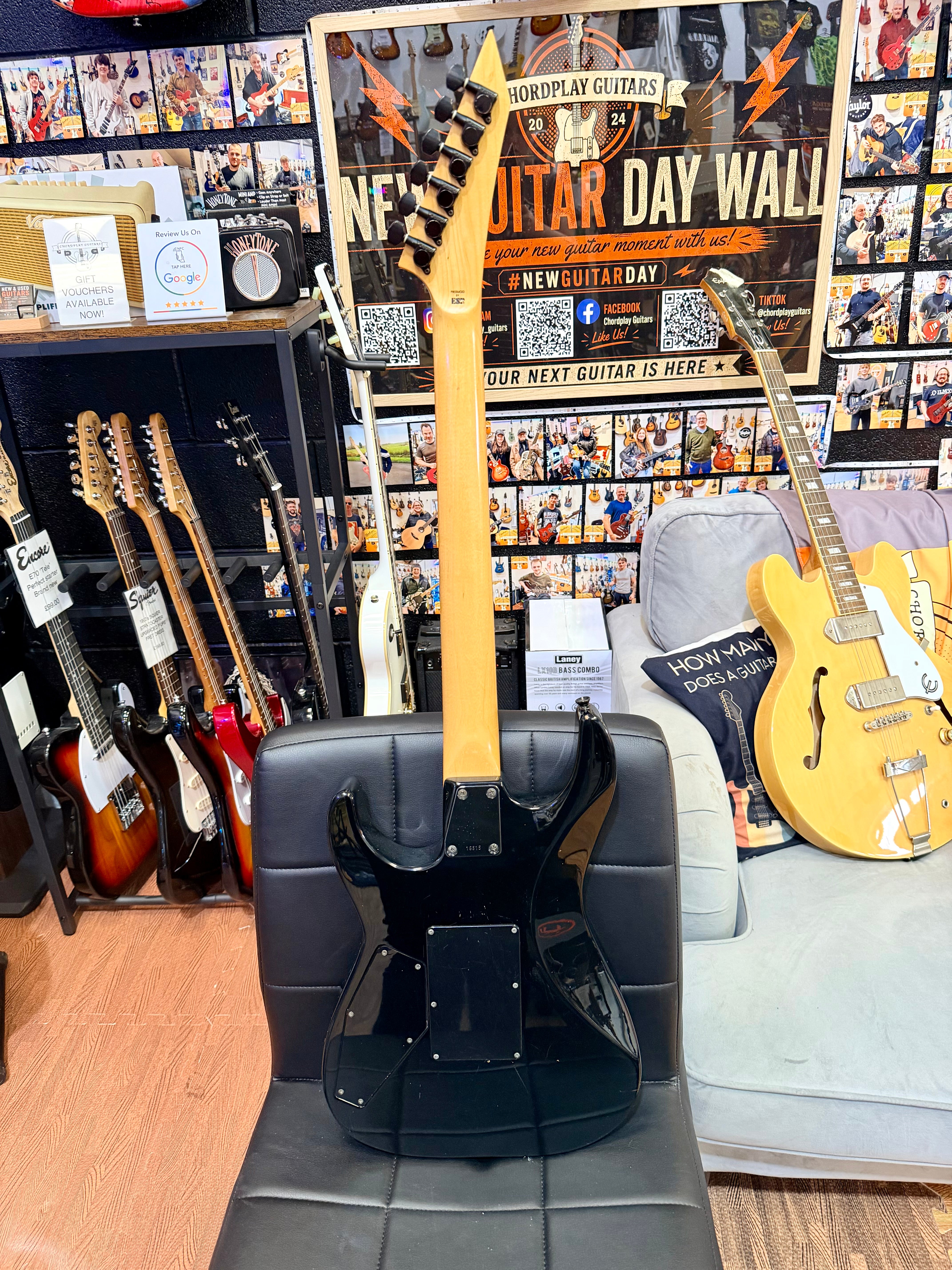 π―π΅ 1990βs π―π΅ Edwards By ESP MR-85~ MIJ Kirk Hammett~ Floyd Rose/EMG~ Japan!