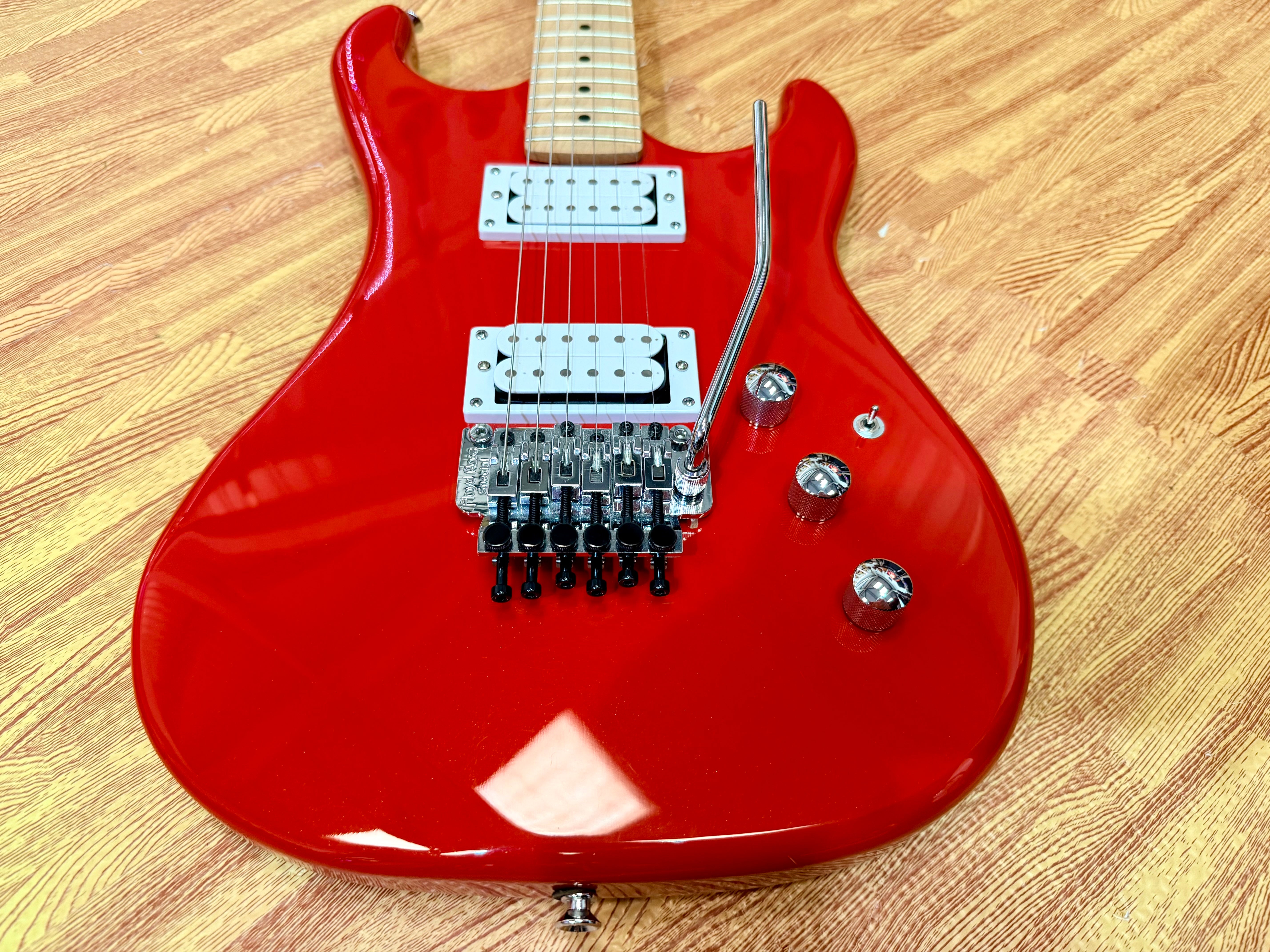 🔥2021🔥 Kramer Pacer Classic FR Special~ Scarlet Red Metallic~ Floyd Rose HH!