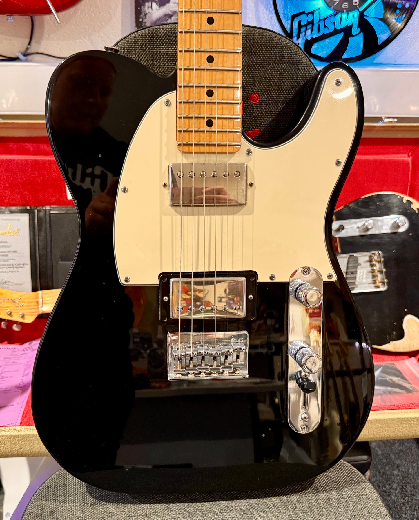 ๐2012๐ Fender Telecaster Blacktop HH Mexican Tele~ Humbuckers~ Gloss Black!