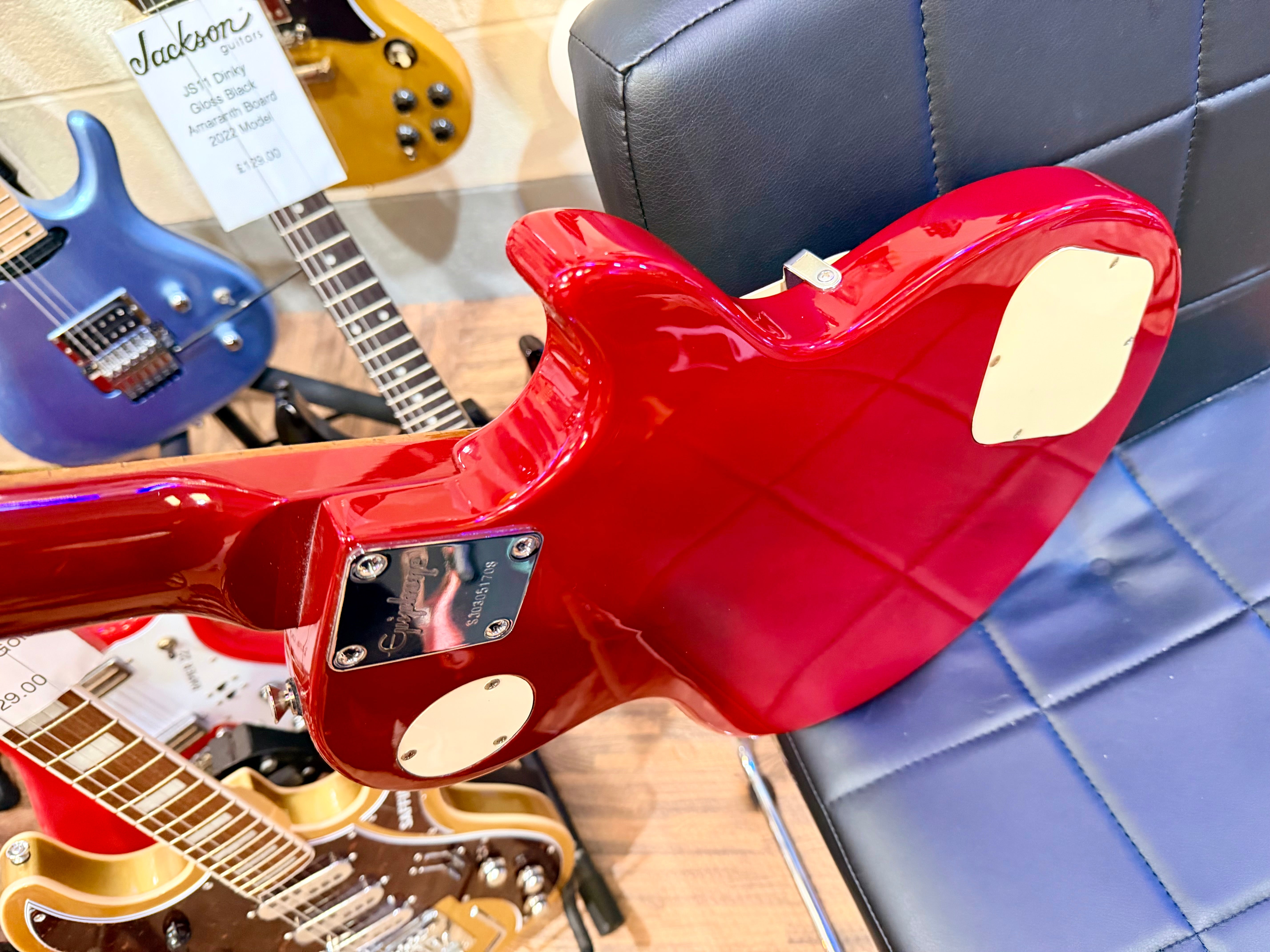 ☀️LEFTY☀️ Epiphone Les Paul LP 100 Left Handed ~ Cherry Sunburst Electric Guitar