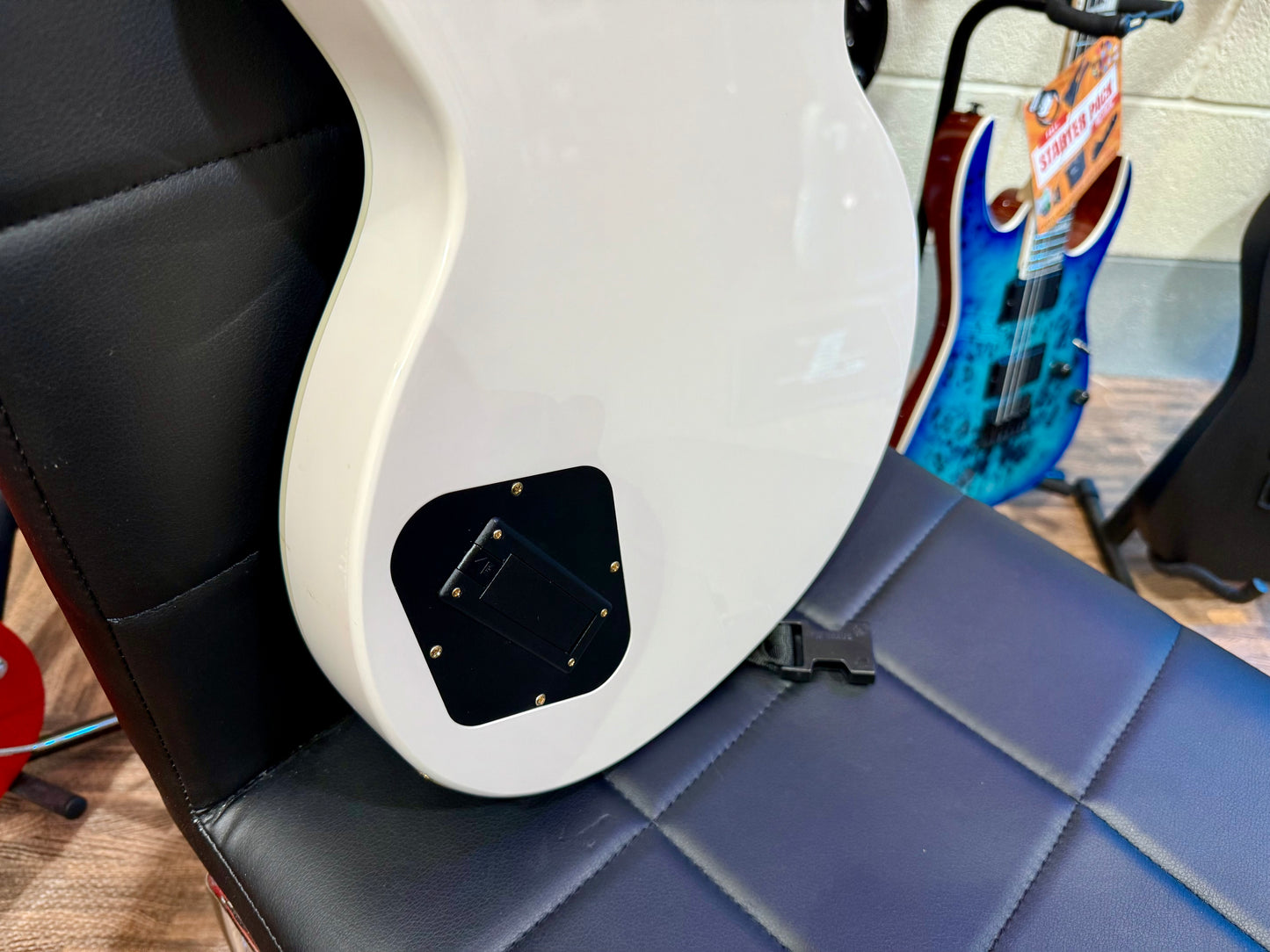 🔥MINT 2024🔥 Epiphone Matt Heafy Origins Les Paul Custom 7-String~ Bone White!