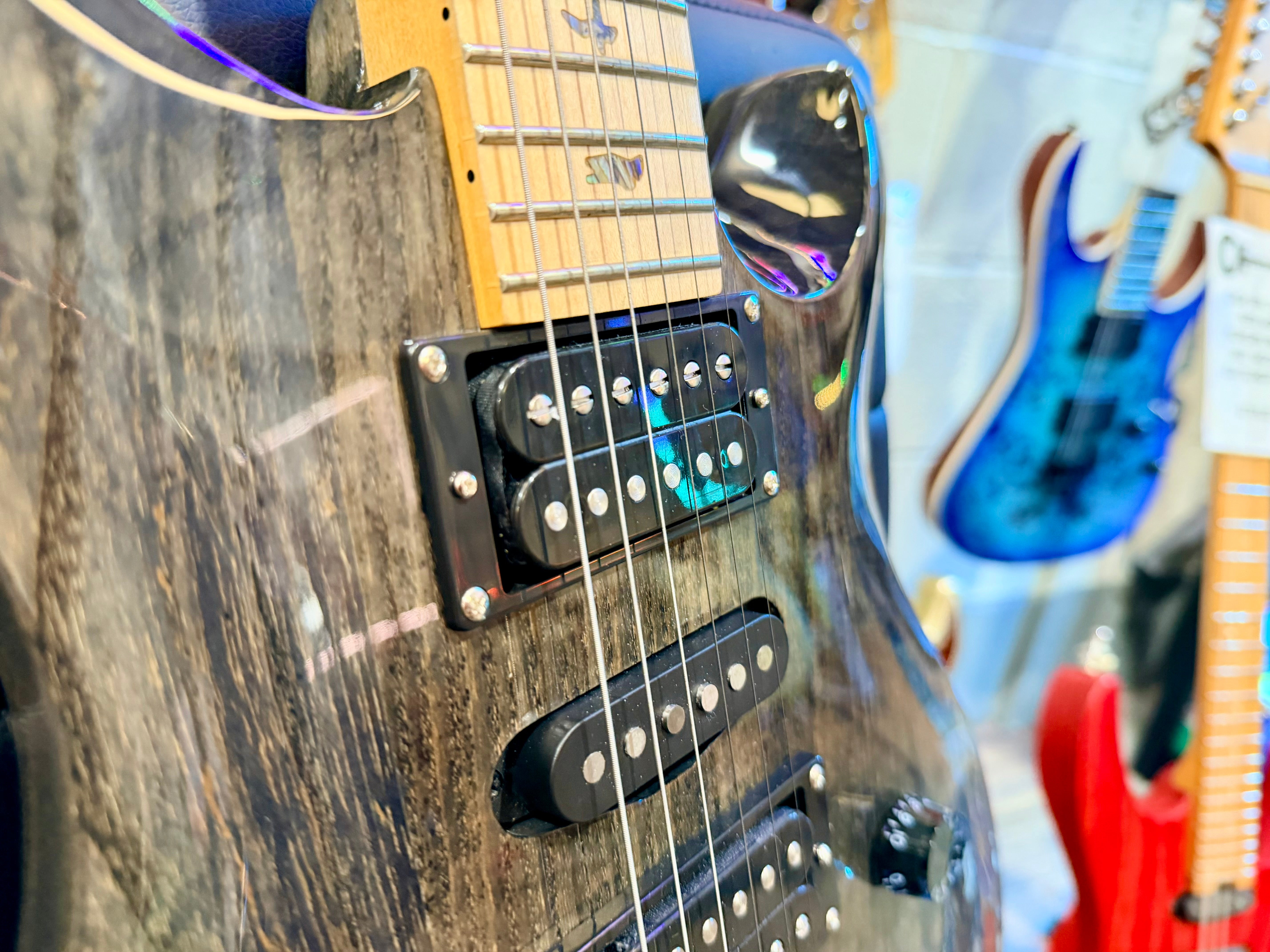 🌟MINT🌟PRS SE Specialty Swamp Ash Special~ Charcoal~ Maple Fretboard + Gig Bag!