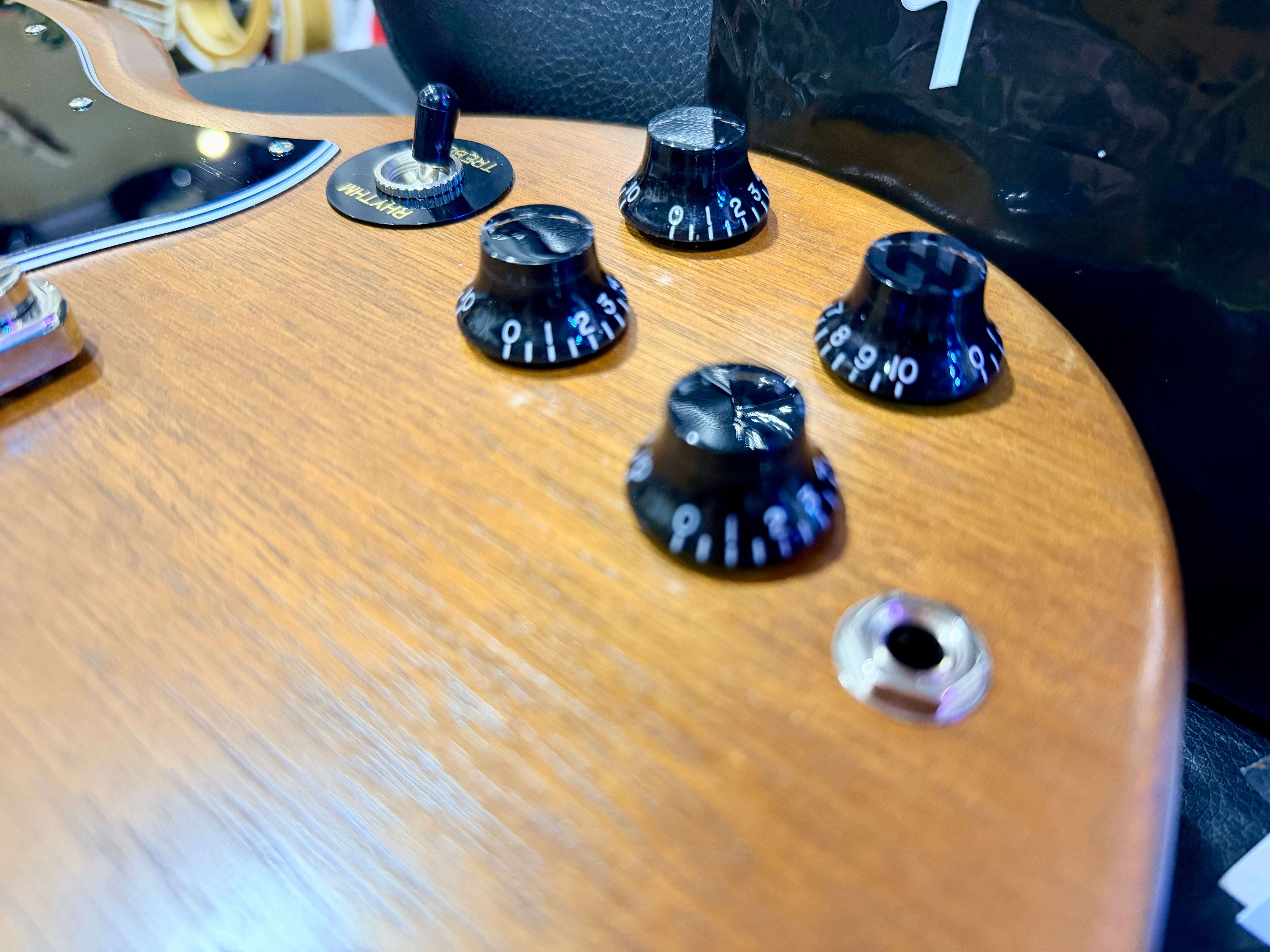 ๐2022๐ Gibson SG Tribute~ Natural Walnut Finish~ Worn Satin~ Case + Candy!