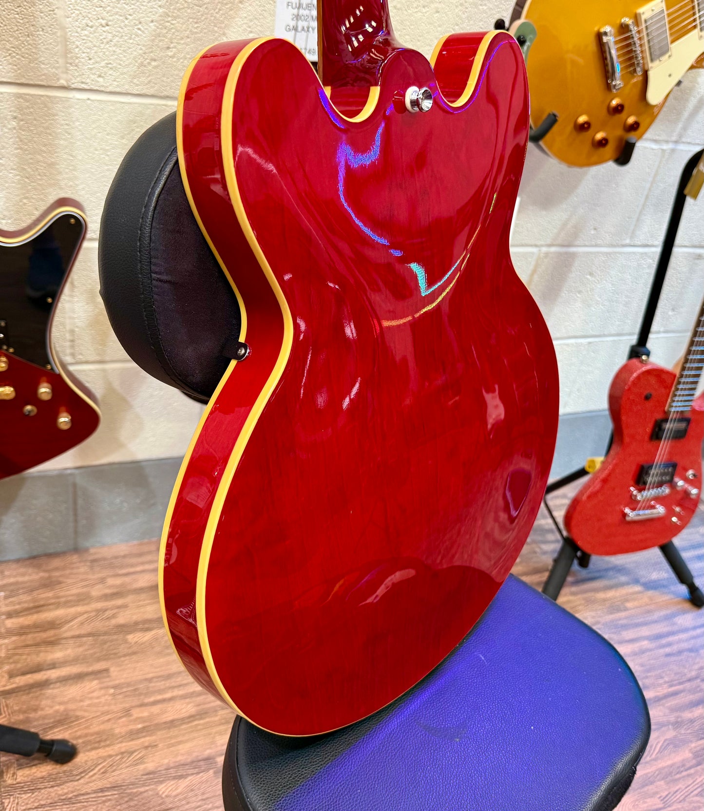 🎸LOVELY🎸 Tanglewood TH-502 CH~ Semi-Hollow Electric Guitar~ Cherry Red!