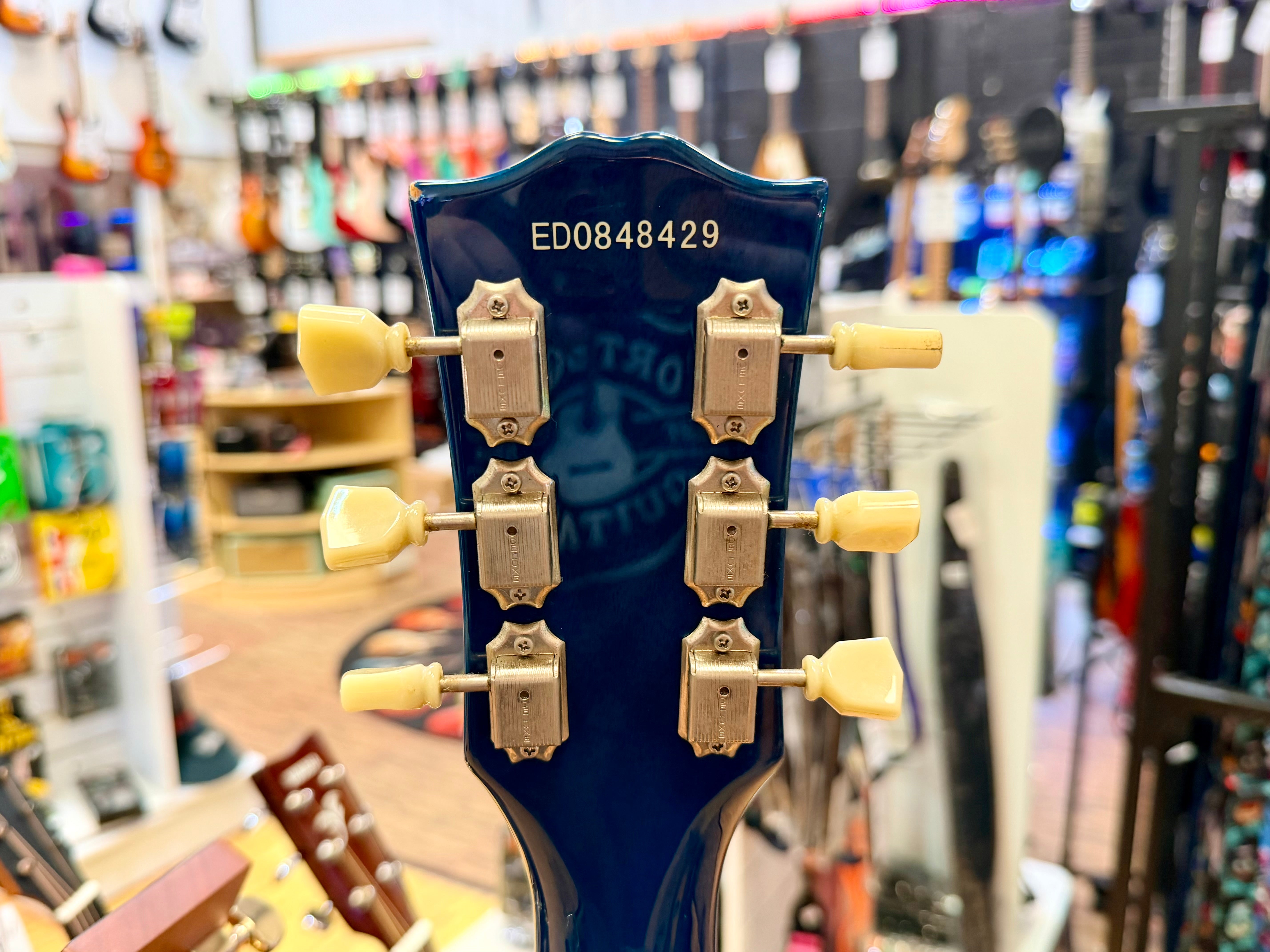 β¨2008β¨ Edwards E-LP Limited Model Les Paul~ Blue Aqua Quilt~ Made in Japan π―π΅