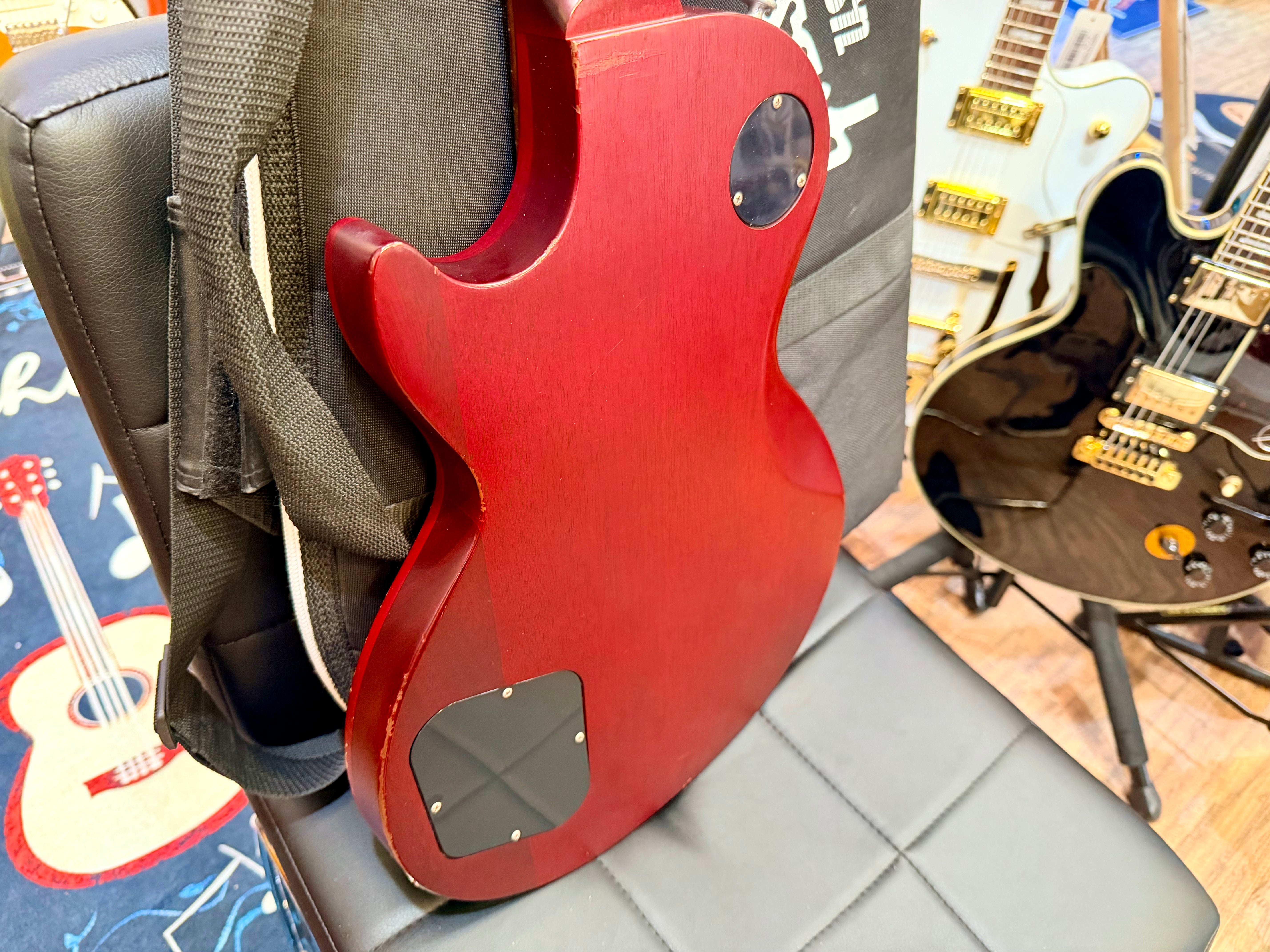 🔥2014🔥 Gibson Les Paul Melody Maker 120th Anniversary~ Worn Cherry~ P90s + Bag