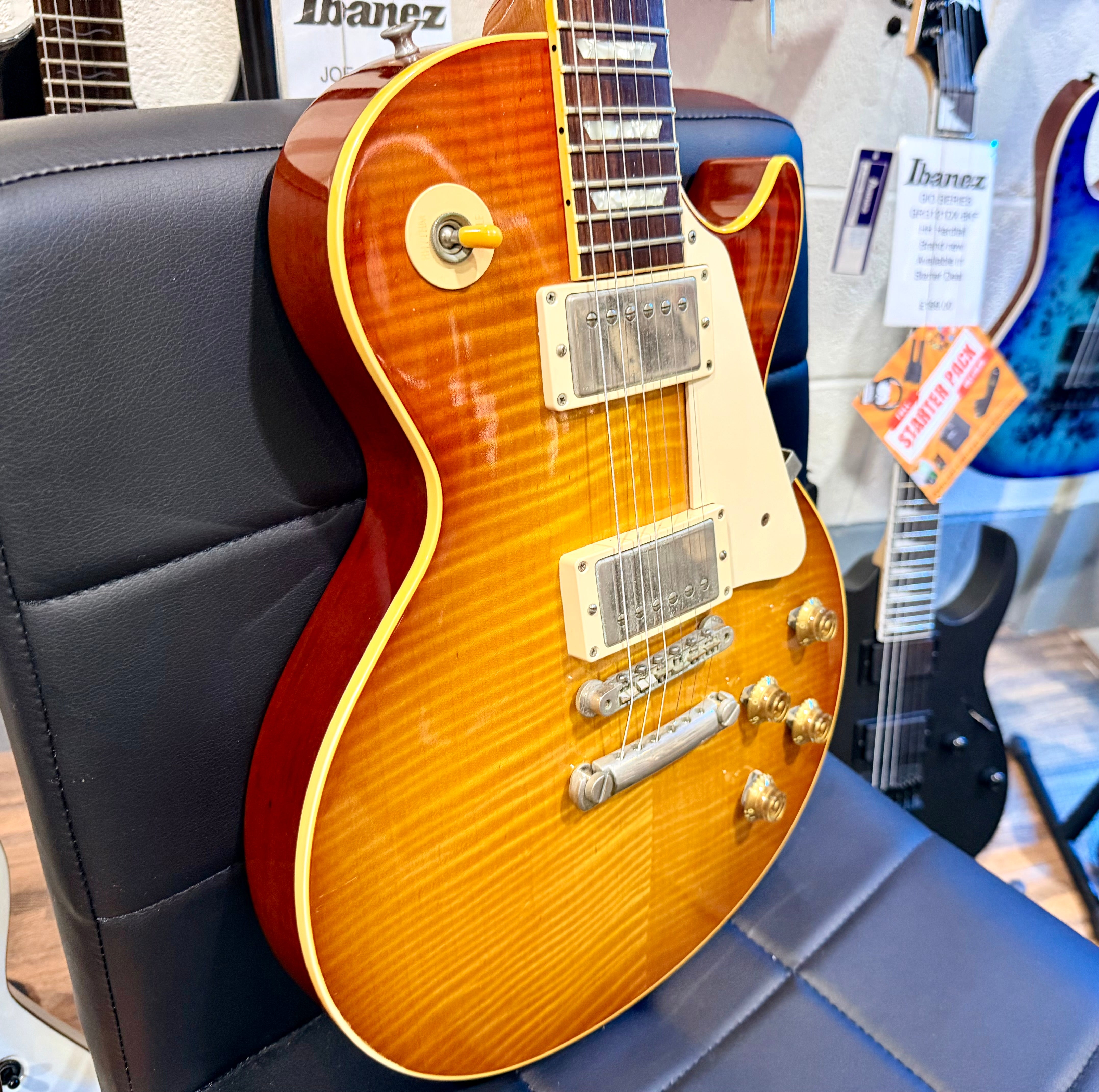 🔥YAMANO🔥 1999 Gibson Custom Shop 1959 Les Paul Historic Reissue~ Ice Tea Burst