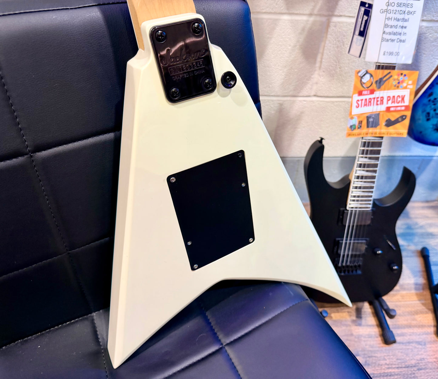 🔥WARMAN PICKUPS🔥 Jackson JS32 Rhodes Electric Guitar~ Randy Rhodes~ Ivory!