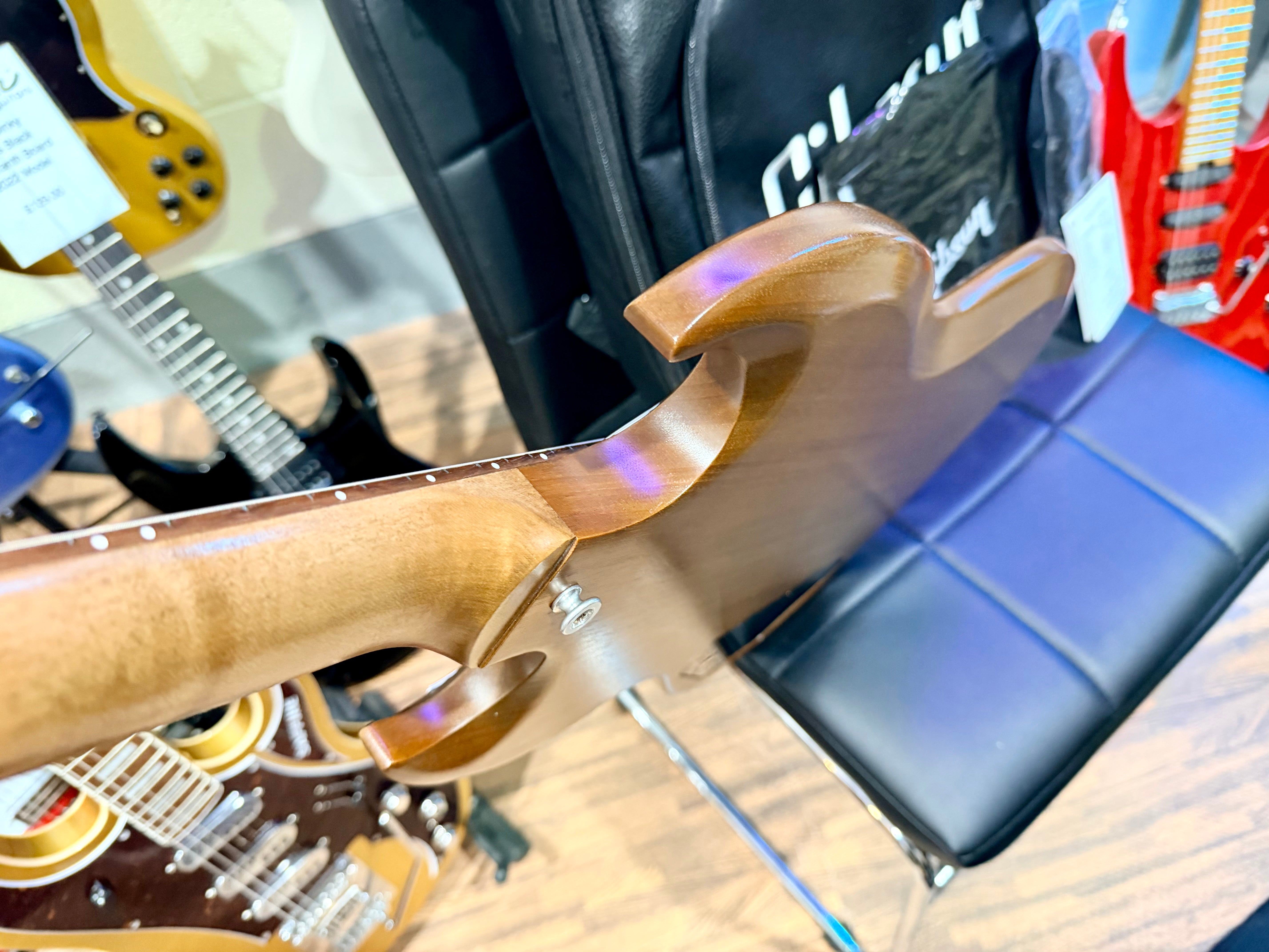 ๐2022๐ Gibson SG Tribute~ Natural Walnut Finish~ Worn Satin~ Case + Candy!