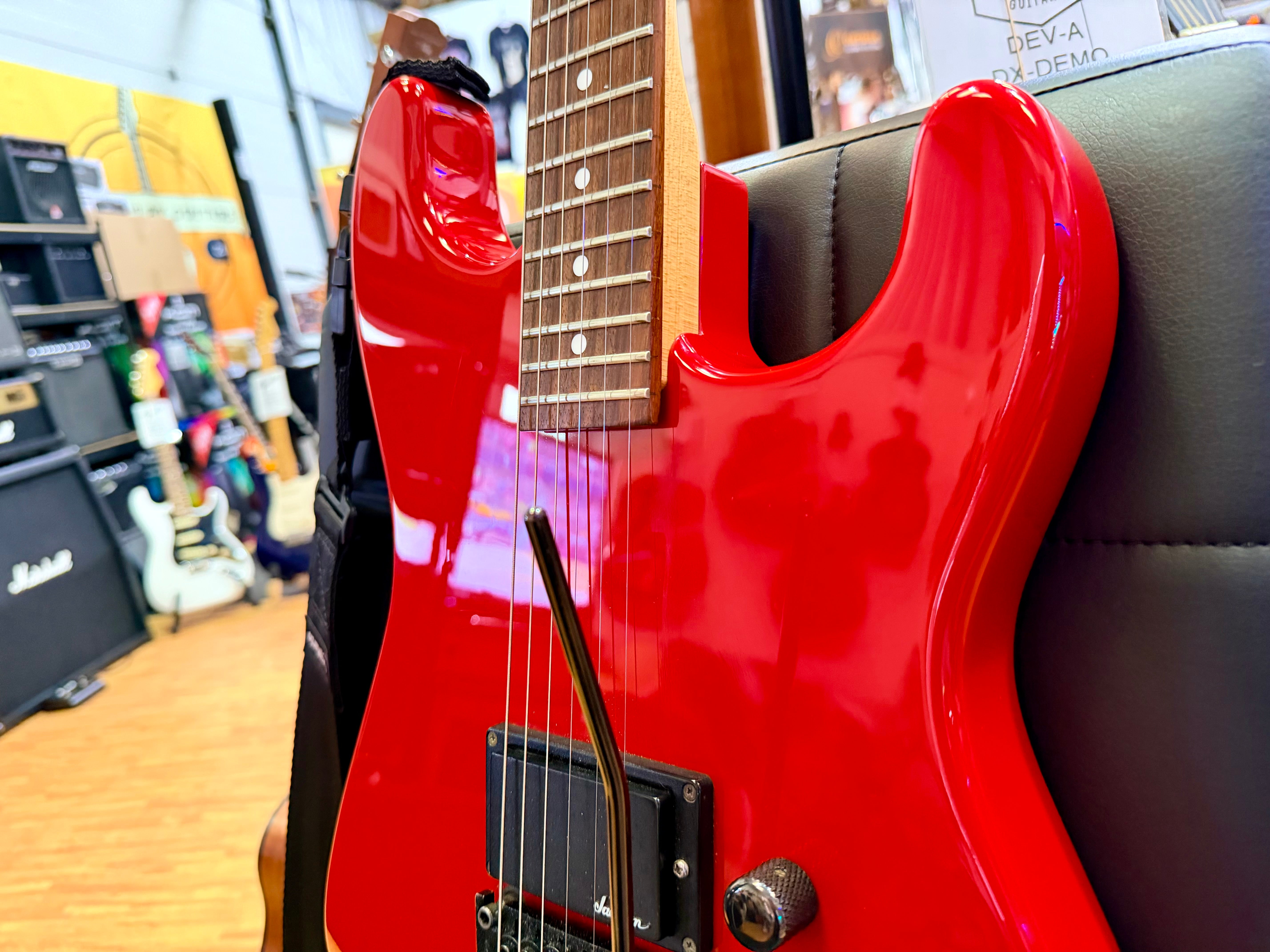 🔥RARE🔥 1987 Charvel Model 2 Red~ MIJ 80s Made In Japan~ JT6 Floyd Rose/Jackson