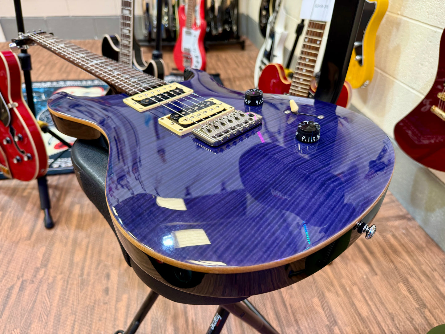 🌟2012 KOREA🌟 PRS SE Custom 24~ Whale Blue + Bird Inlays~ Stunning!