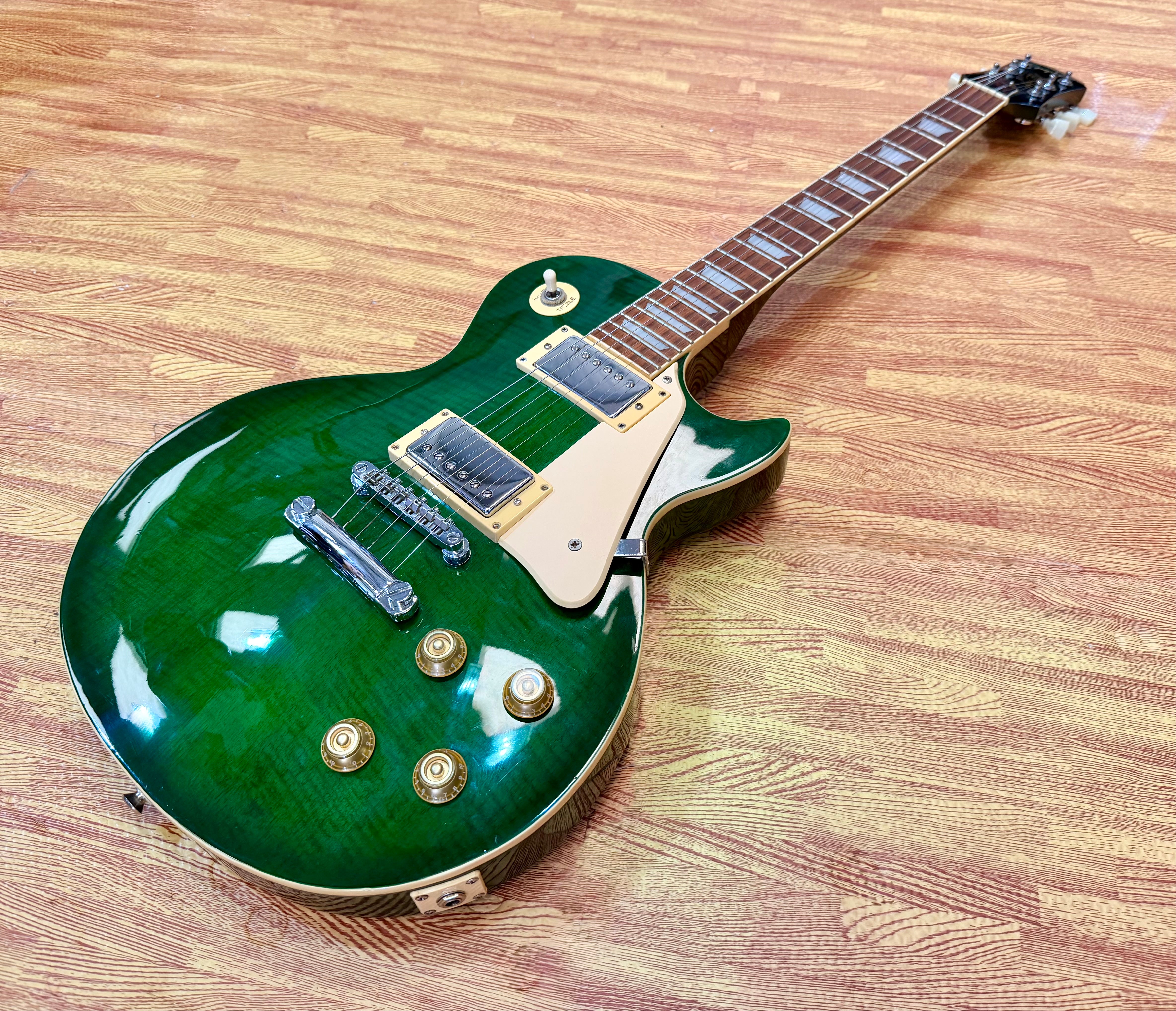 π₯1998π₯ Korean Epiphone Les Paul Standard~ Limited Edition Translucent Green!