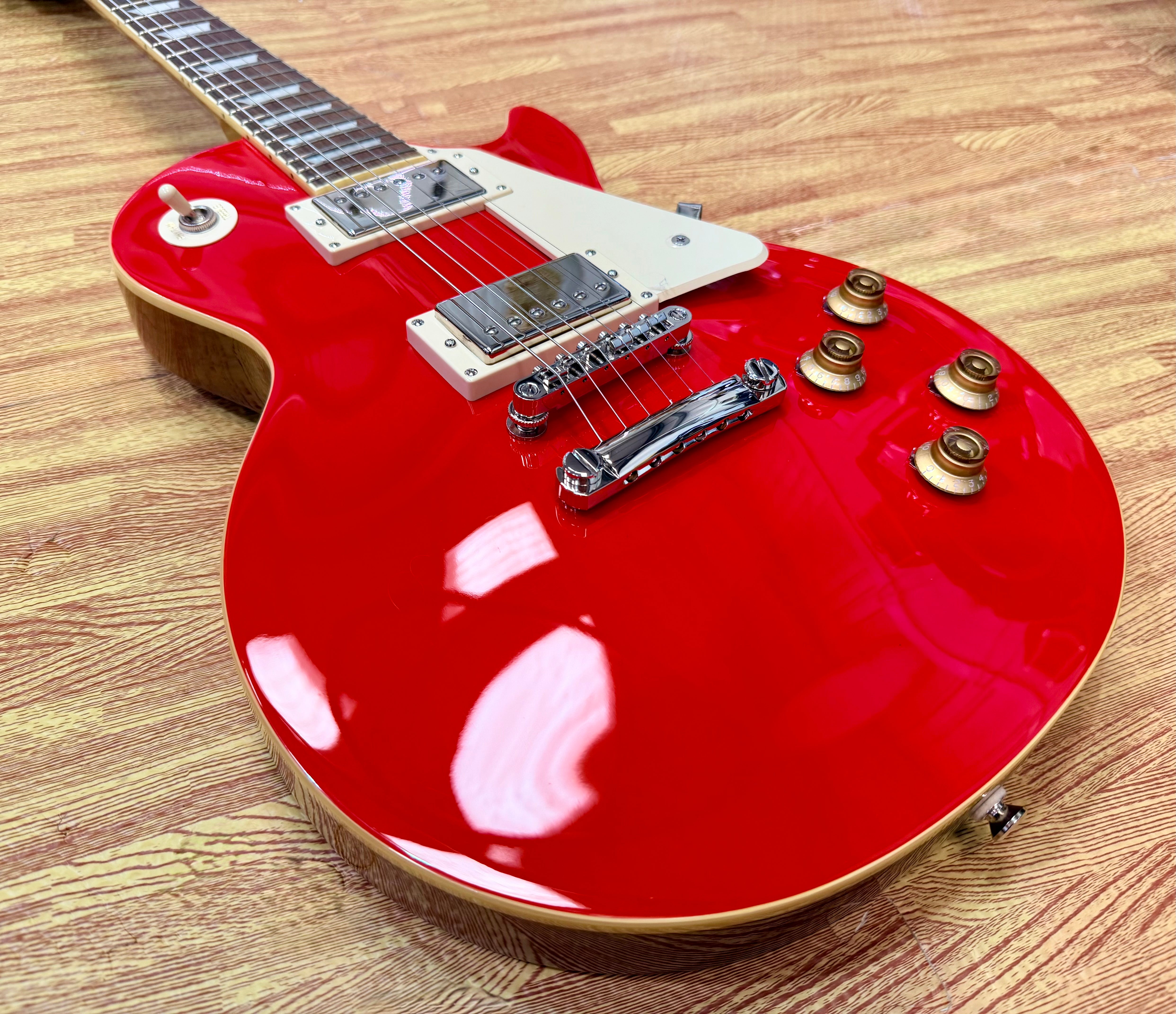 ⚡️MINT⚡️ Epiphone Les Paul Standard 50s Figured Cardinal Red~ Inspired By Gibson
