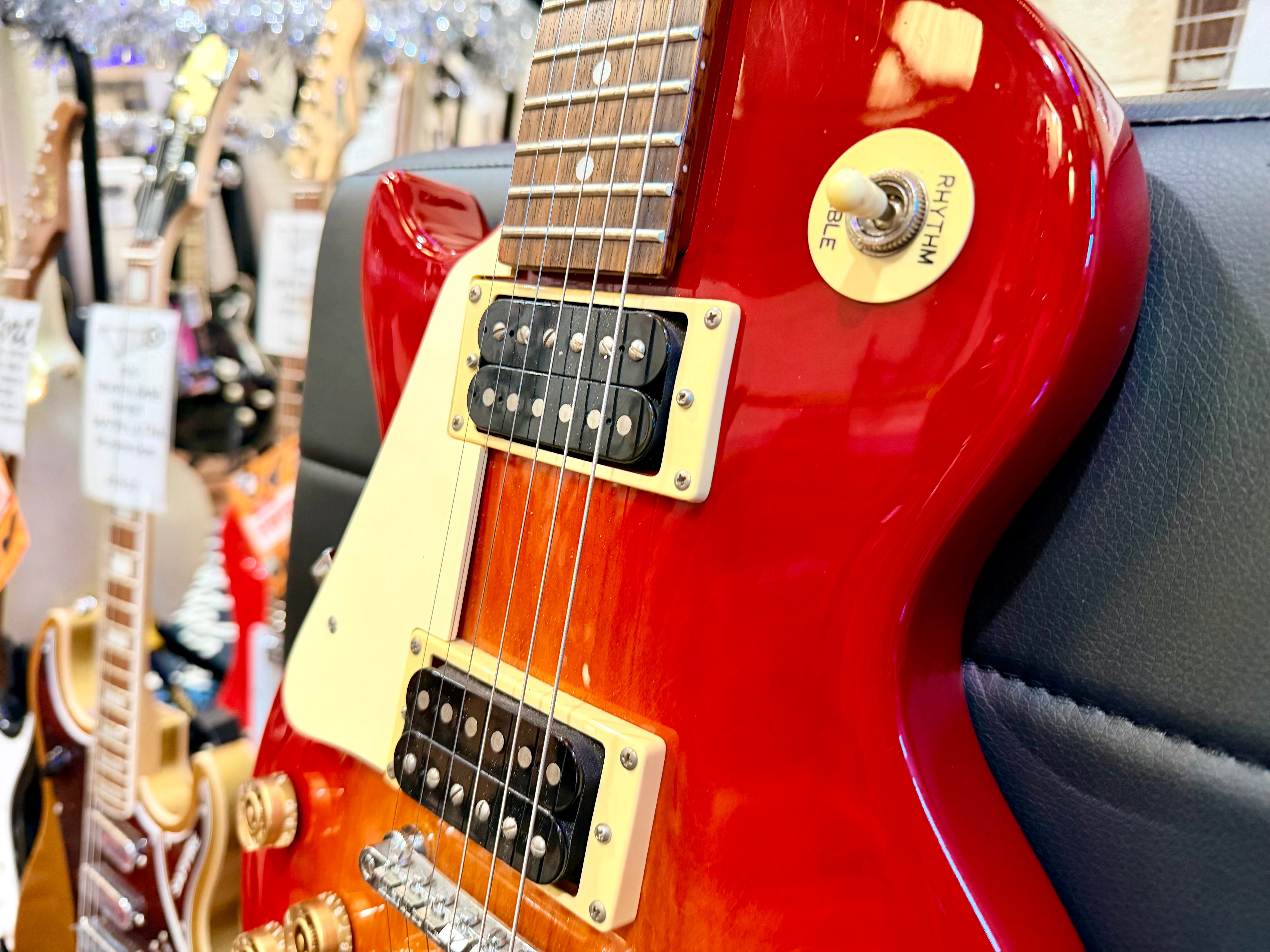 ☀️LEFTY☀️ Epiphone Les Paul LP 100 Left Handed ~ Cherry Sunburst Electric Guitar