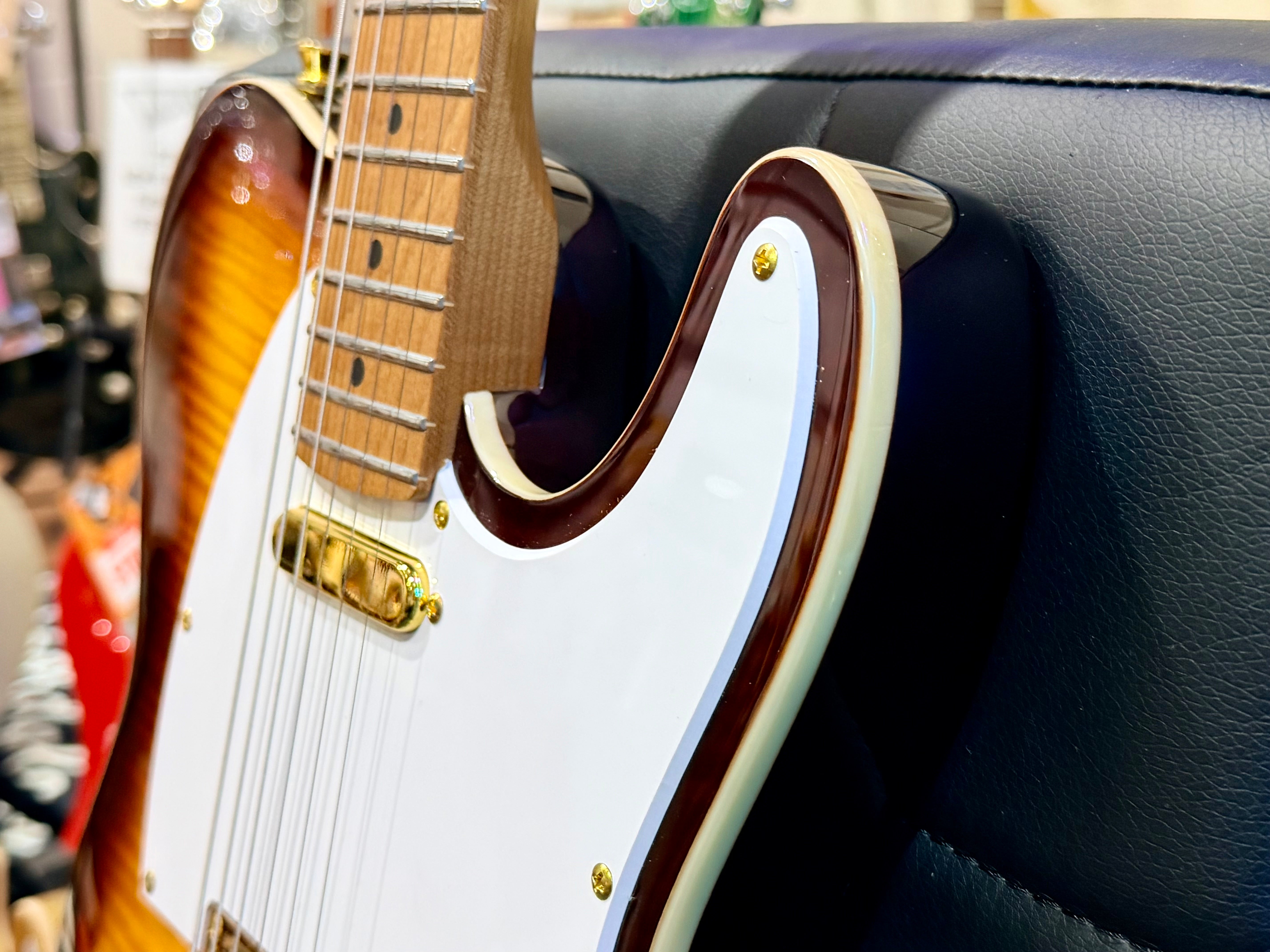 ☀️RICHIE KOTZEN☀️ JET JT-600 Roasted Maple Telecaster Style Guitar~Tobacco Burst