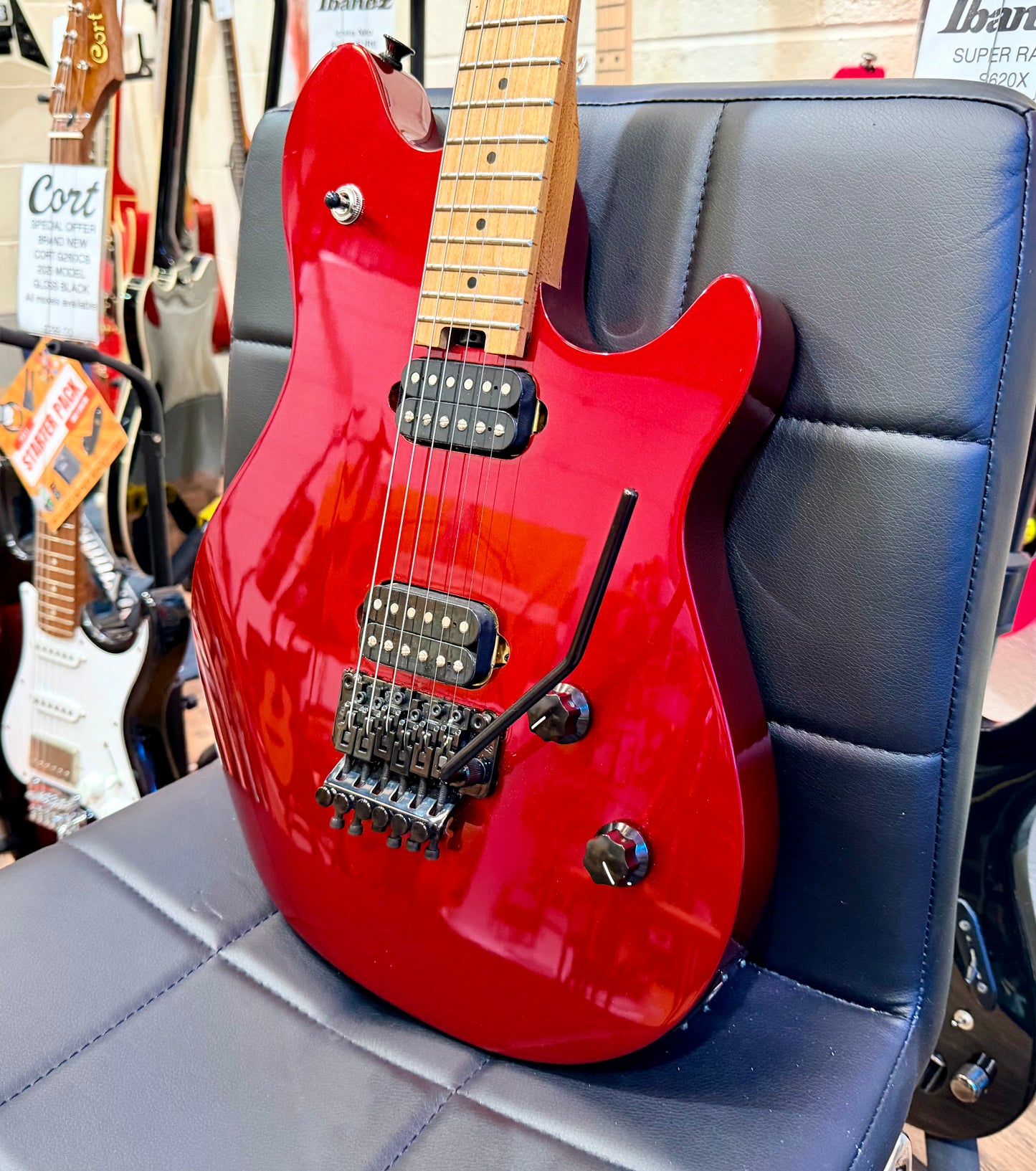 🔥2021🔥 EVH Wolfgang Standard Baked~ Stryker Red~ Floyd Rose~ Eddie Van Halen