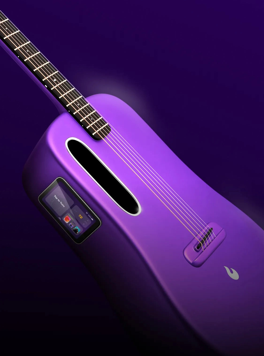 π₯ LAVA Music ME 4 36β Smart Carbon Electro Acoustic Guitar~ Purple~ FREE Cable π₯
