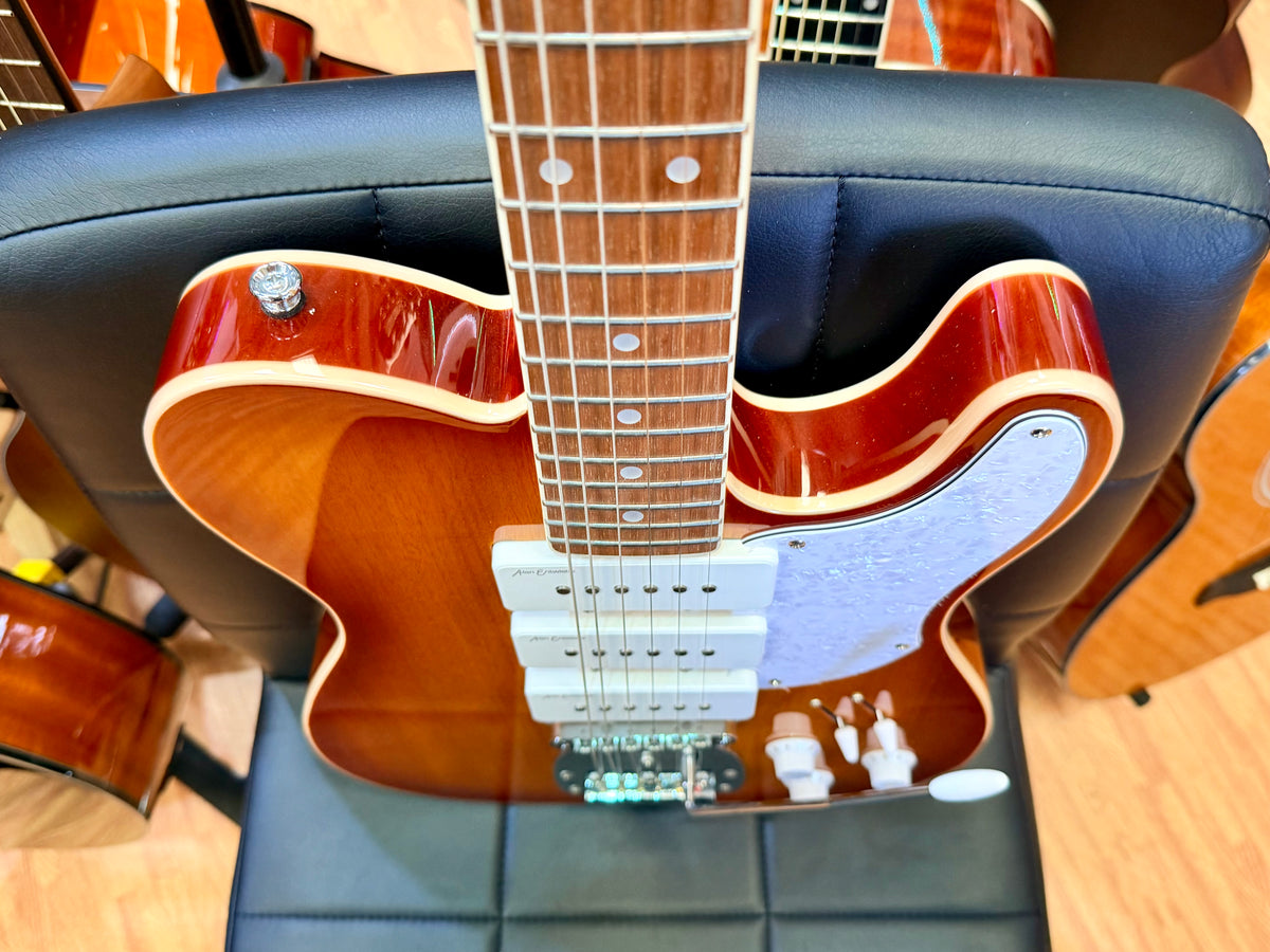 Vintage REVO Series Trio VRBT72HB~ Honeyburst~ Triple P90~ Last One DEAL