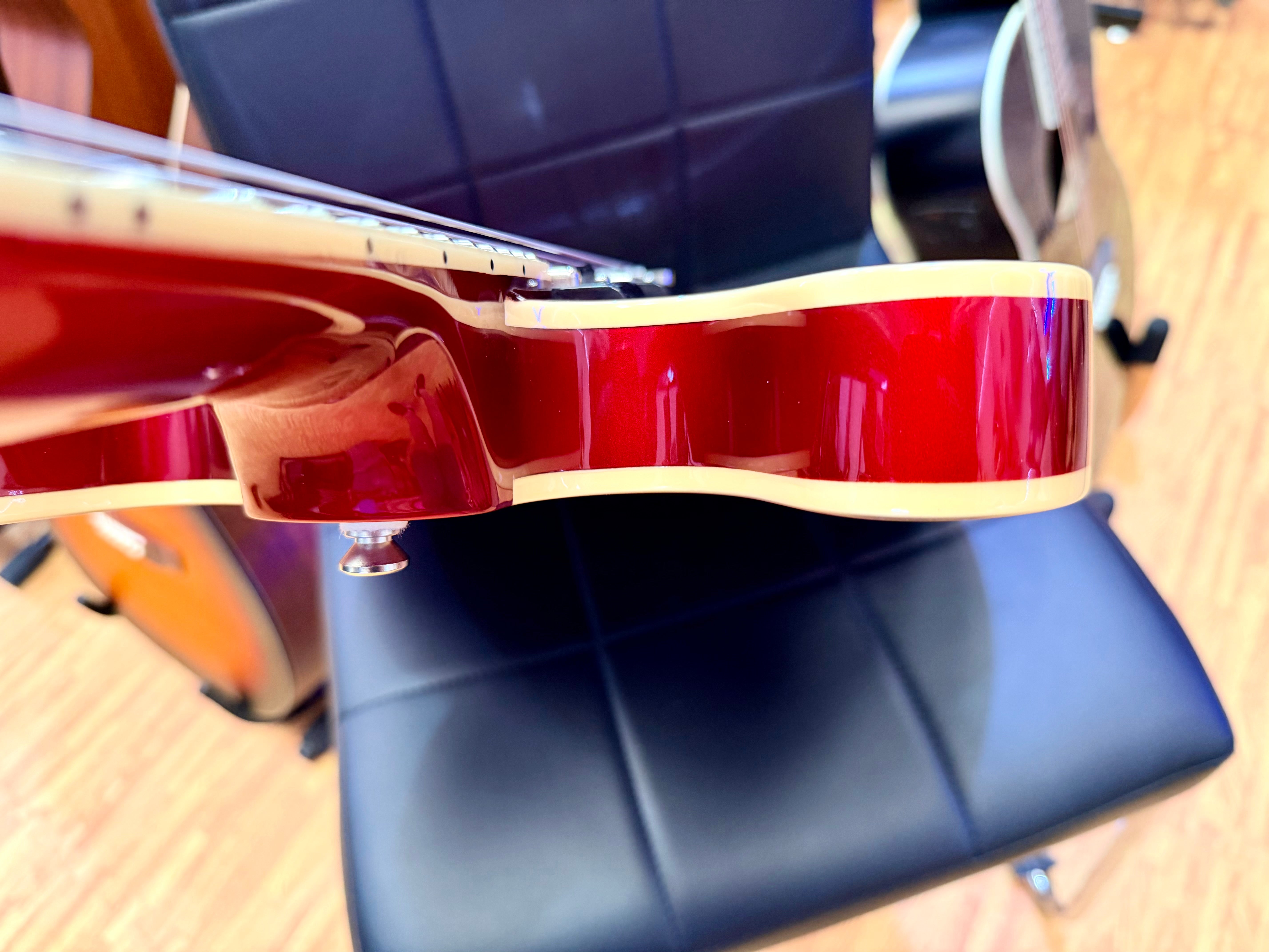 ✨2023✨ Epiphone Riviera Semi-Hollow Sparkling Burgundy~ Frequensator~ Hard Case