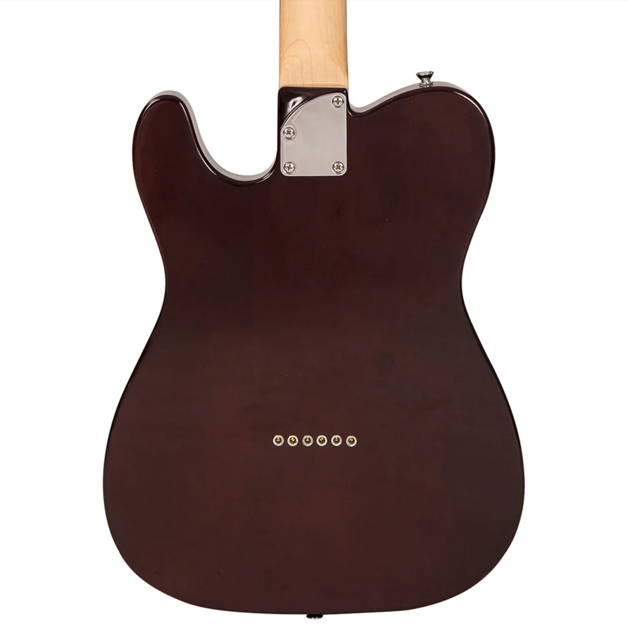 Vintage V72 ReIssued Thinline Tele Semi-Hollow Custom Spec Electric Guitar ~ Flame Tobacco Burst