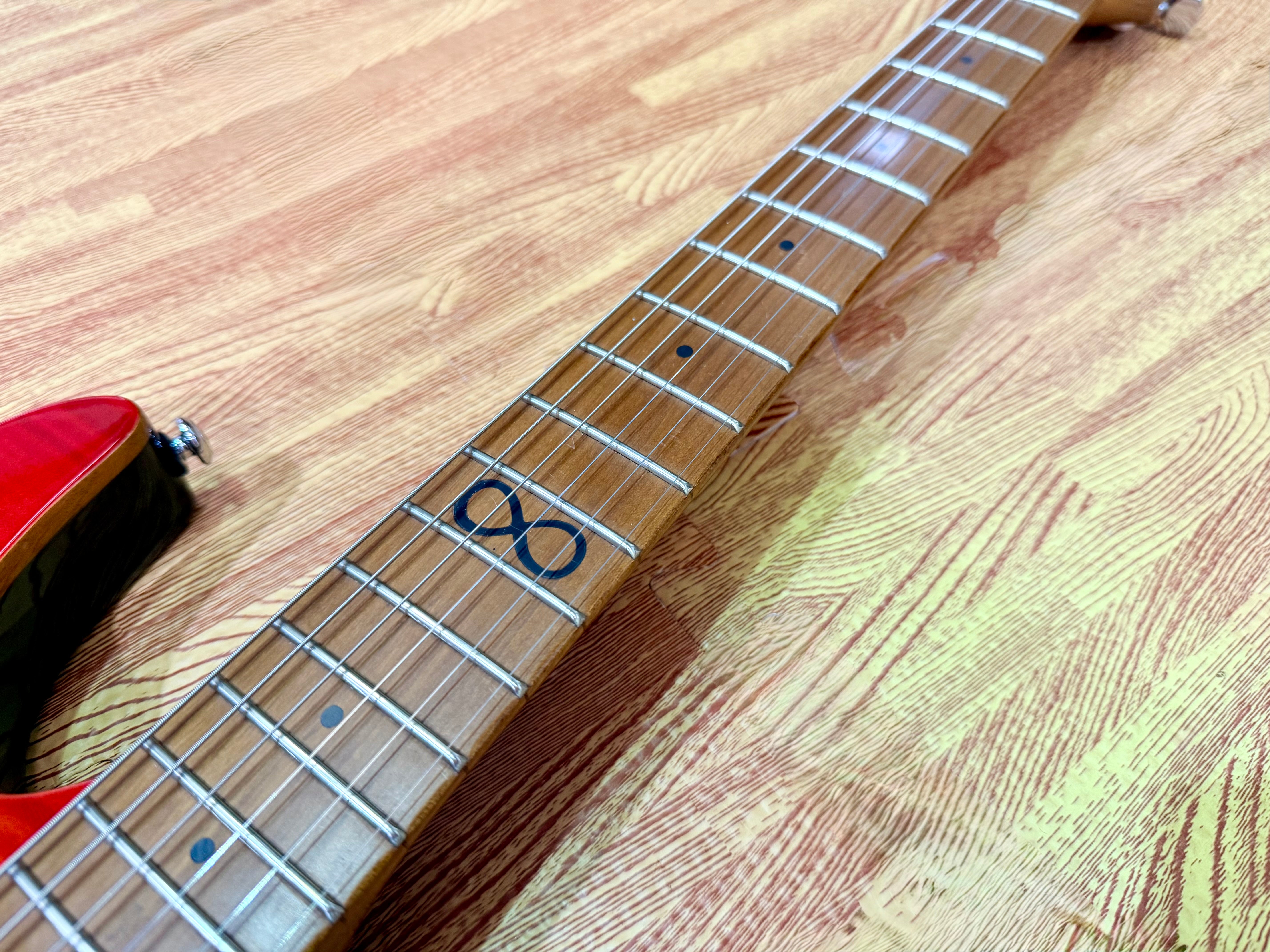 ☀️2020☀️ Chapman Guitars ML1 Hybrid~ Cali Sunset Red HSS~ Roasted Maple Neck!