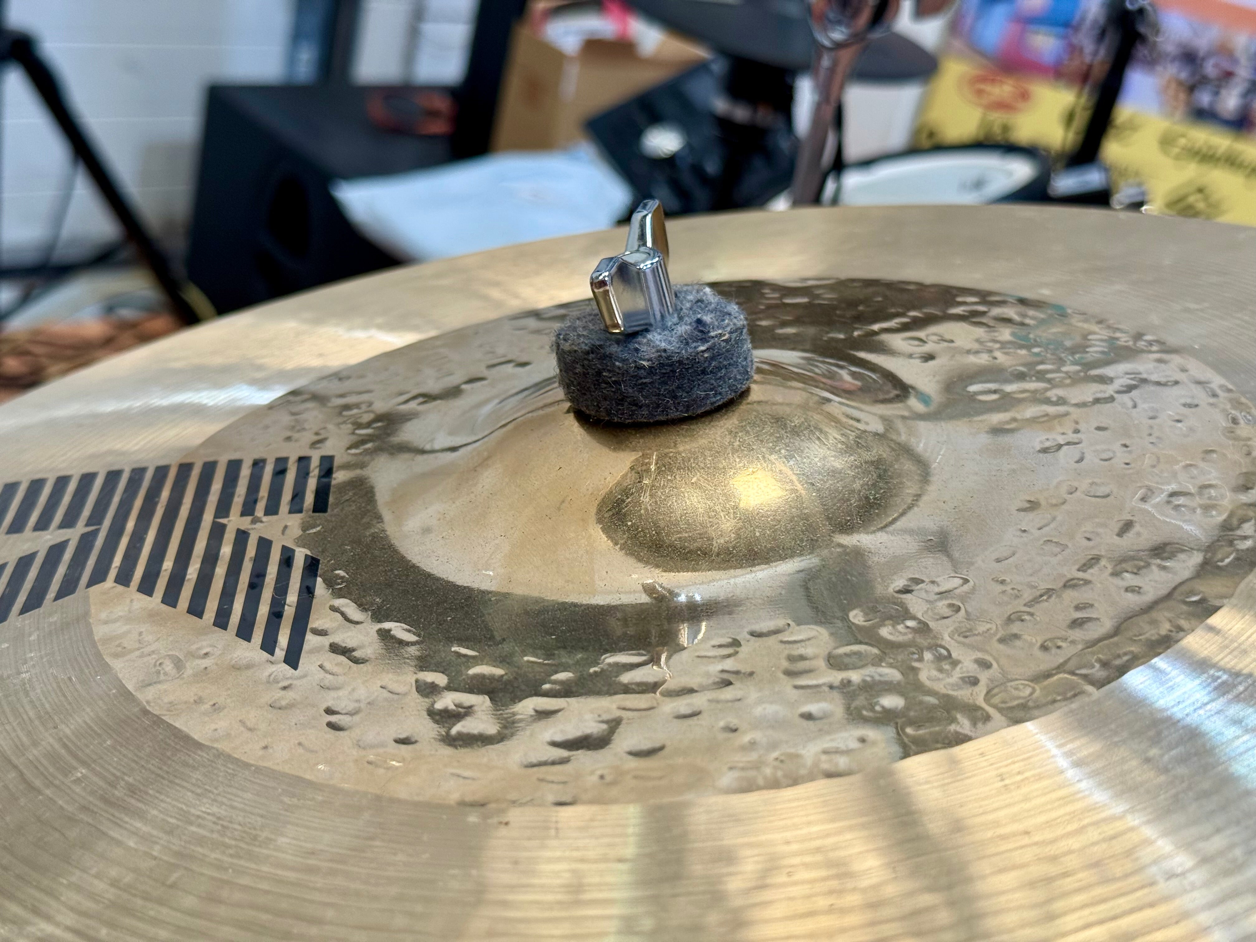 🥁 Zildjian 17" K Custom Hybrid Crash Cymbal - Rock/Medium/Fx Cymbol/USA 🥁