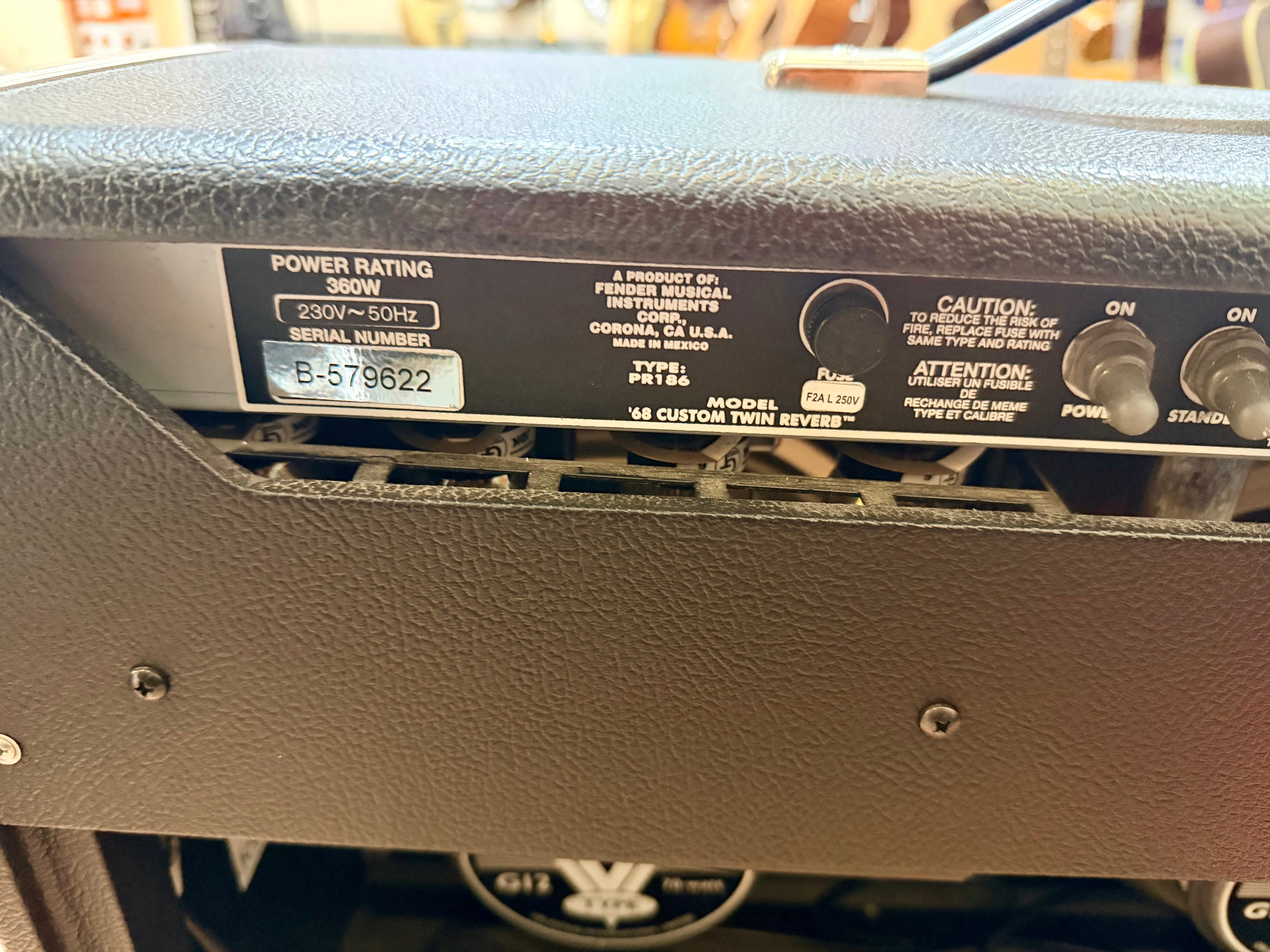 🔥 Fender ‘68 Custom Twin Reverb Guitar Amplifier~ 85w All-Tube Valve amp 🔥