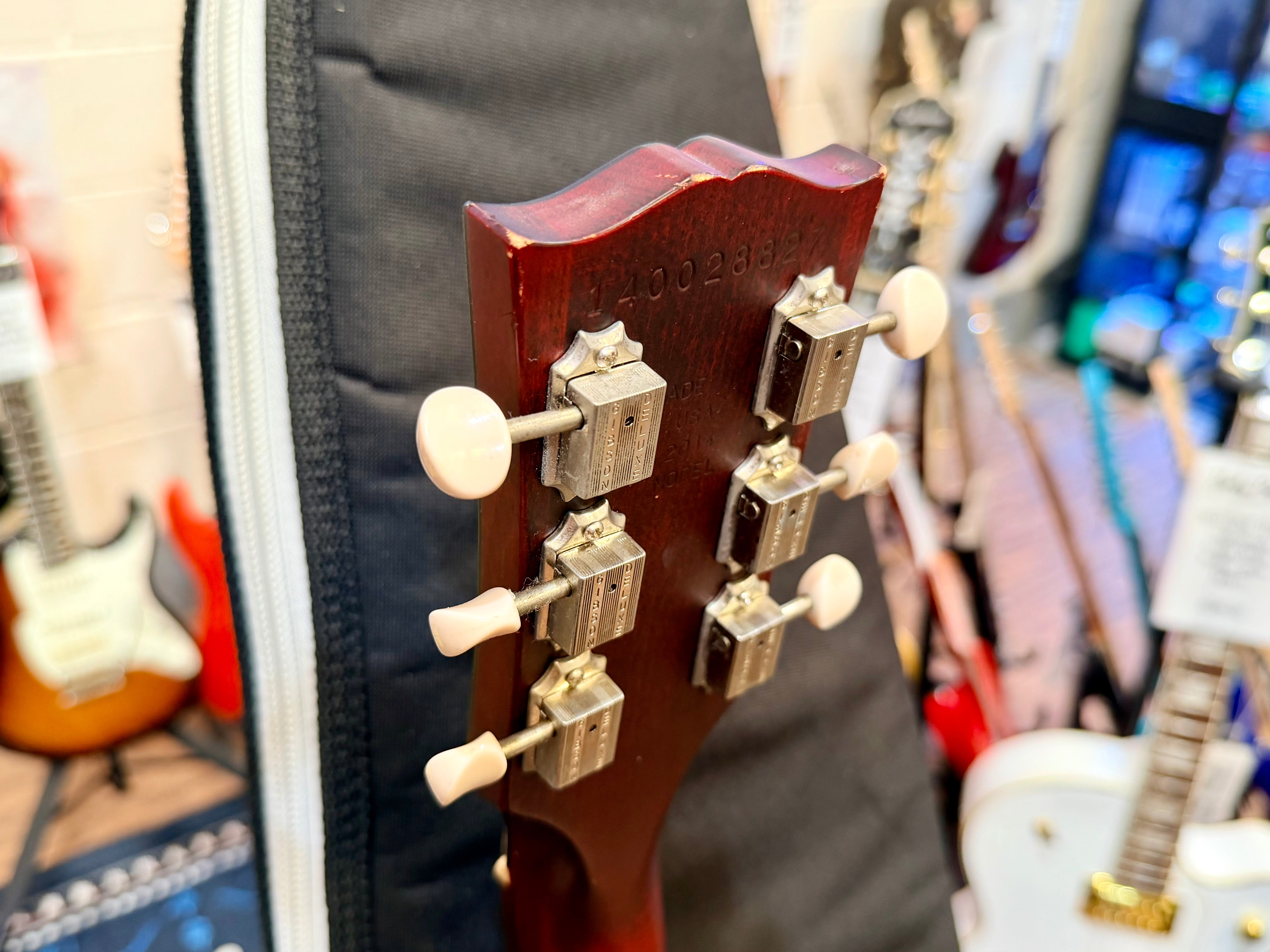 🔥2014🔥 Gibson Les Paul Melody Maker 120th Anniversary~ Worn Cherry~ P90s + Bag