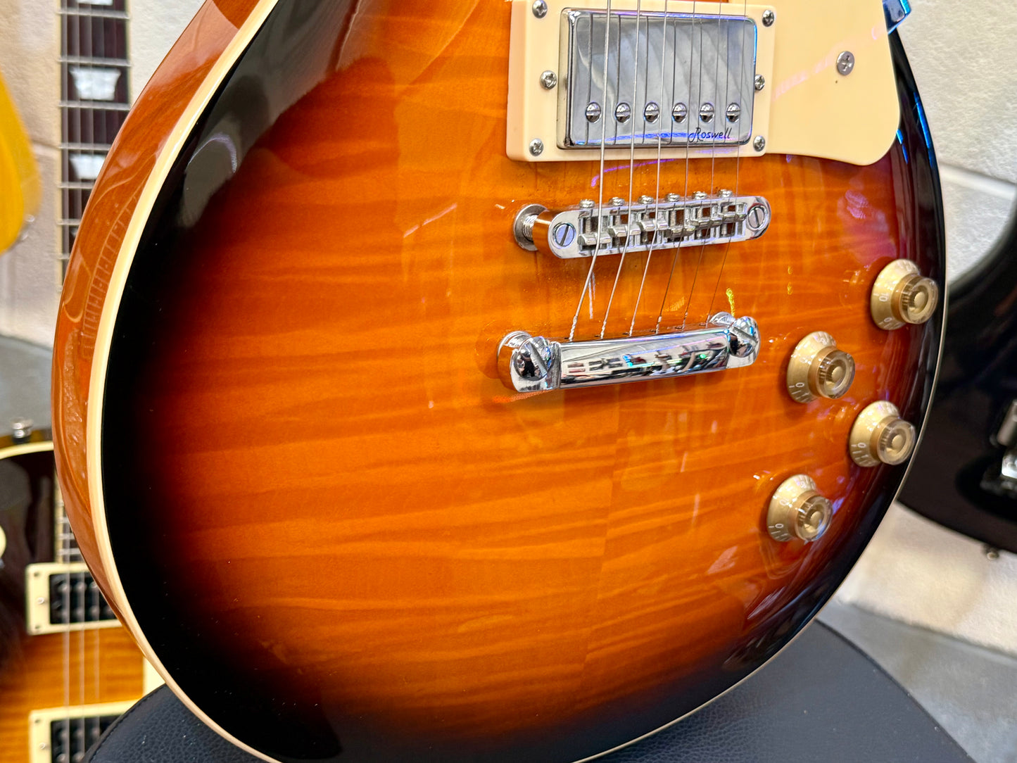 ☀️VINTAGE SUNBURST☀️ Harley Benton SC-450 Deluxe Les Paul~ Electric Guitar!