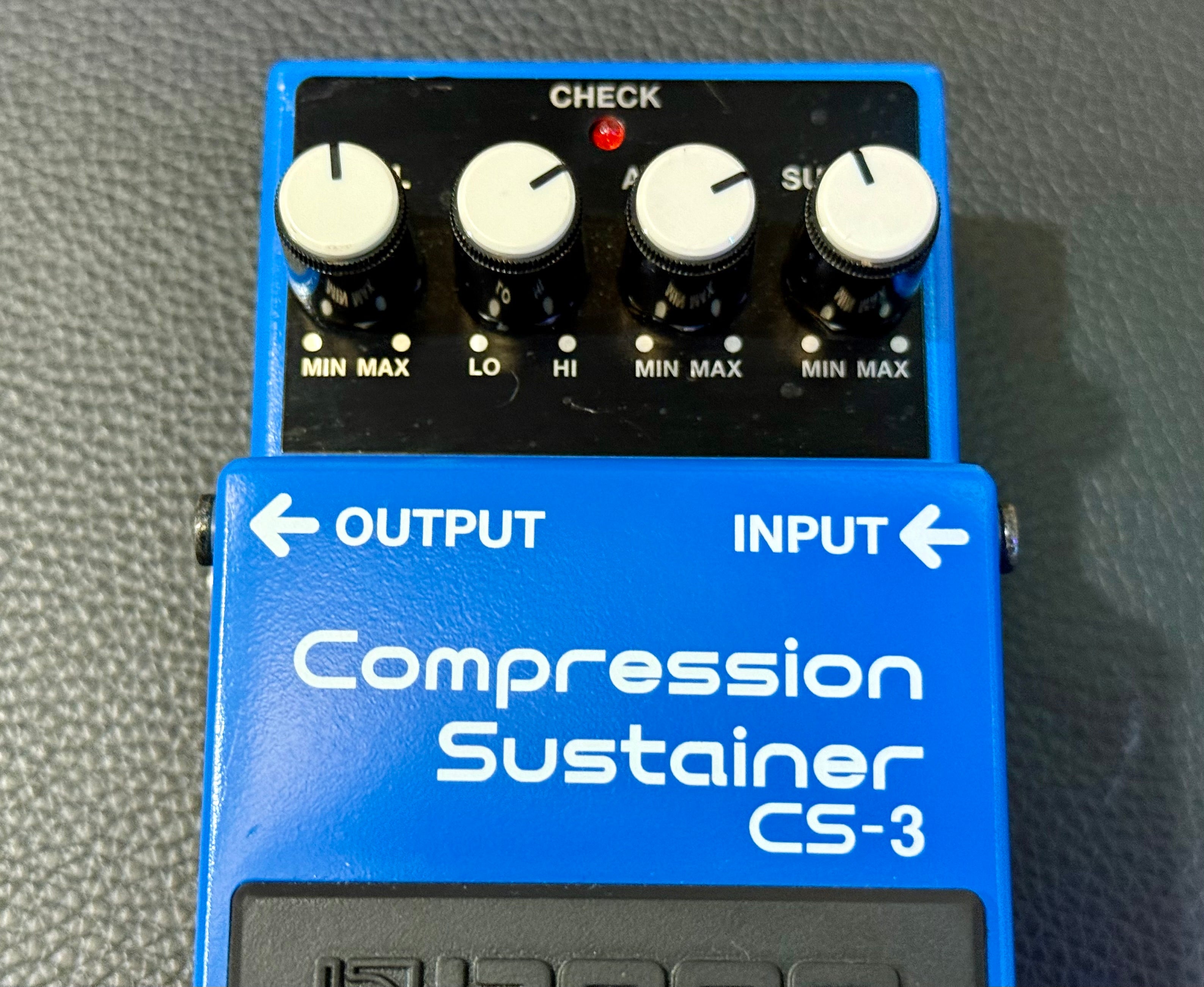 🎸MINT🎸 Boss CS-3 Compression Sustainer Pedal - Black/Blue~ Guitar Effects Unit
