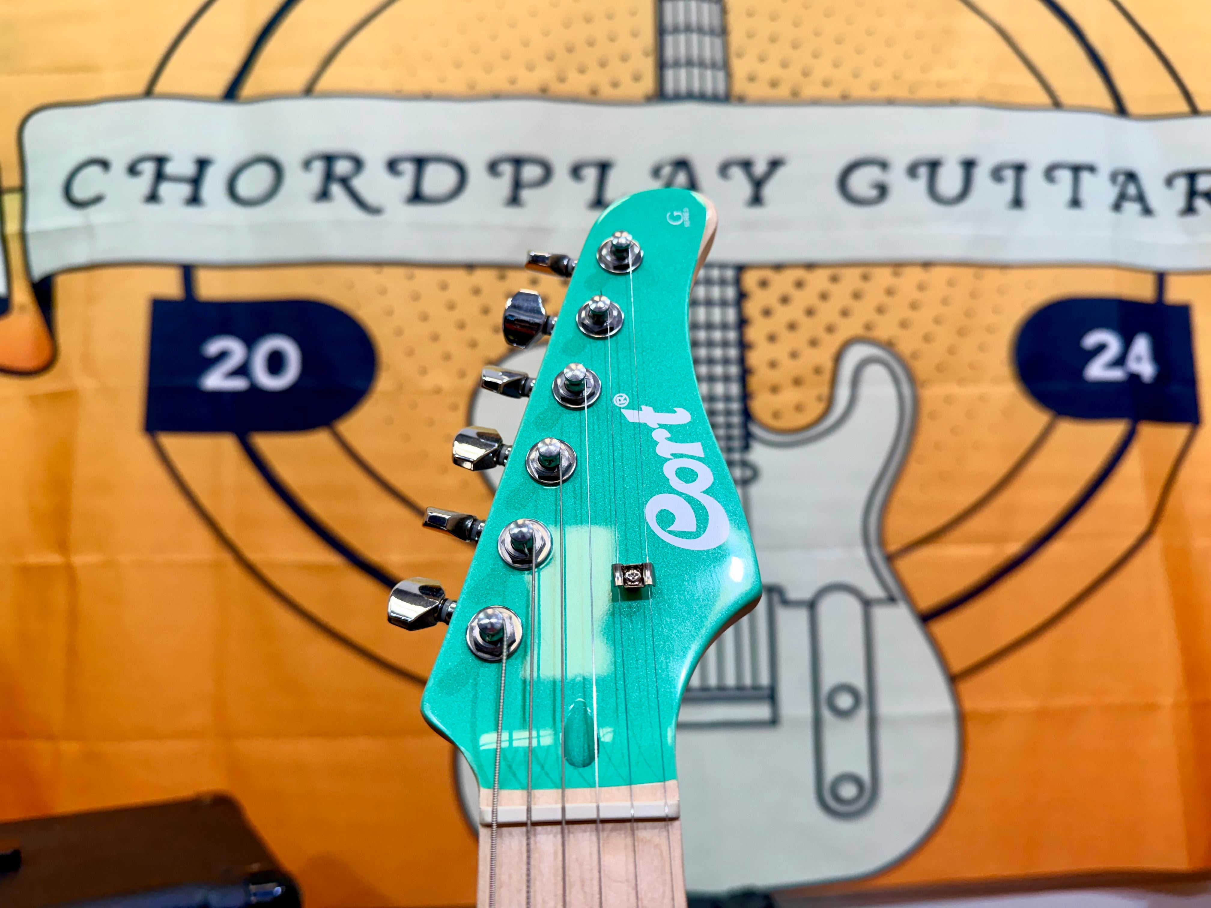 π Cort G250 Spectrum Metallic Green Electric Guitar~ Coil Tap/Locking Tuners π
