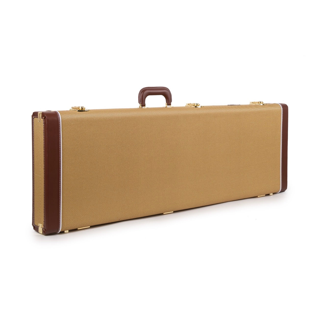 Deluxe Hard-Shell Wood Case Electric Guitars- Tweed