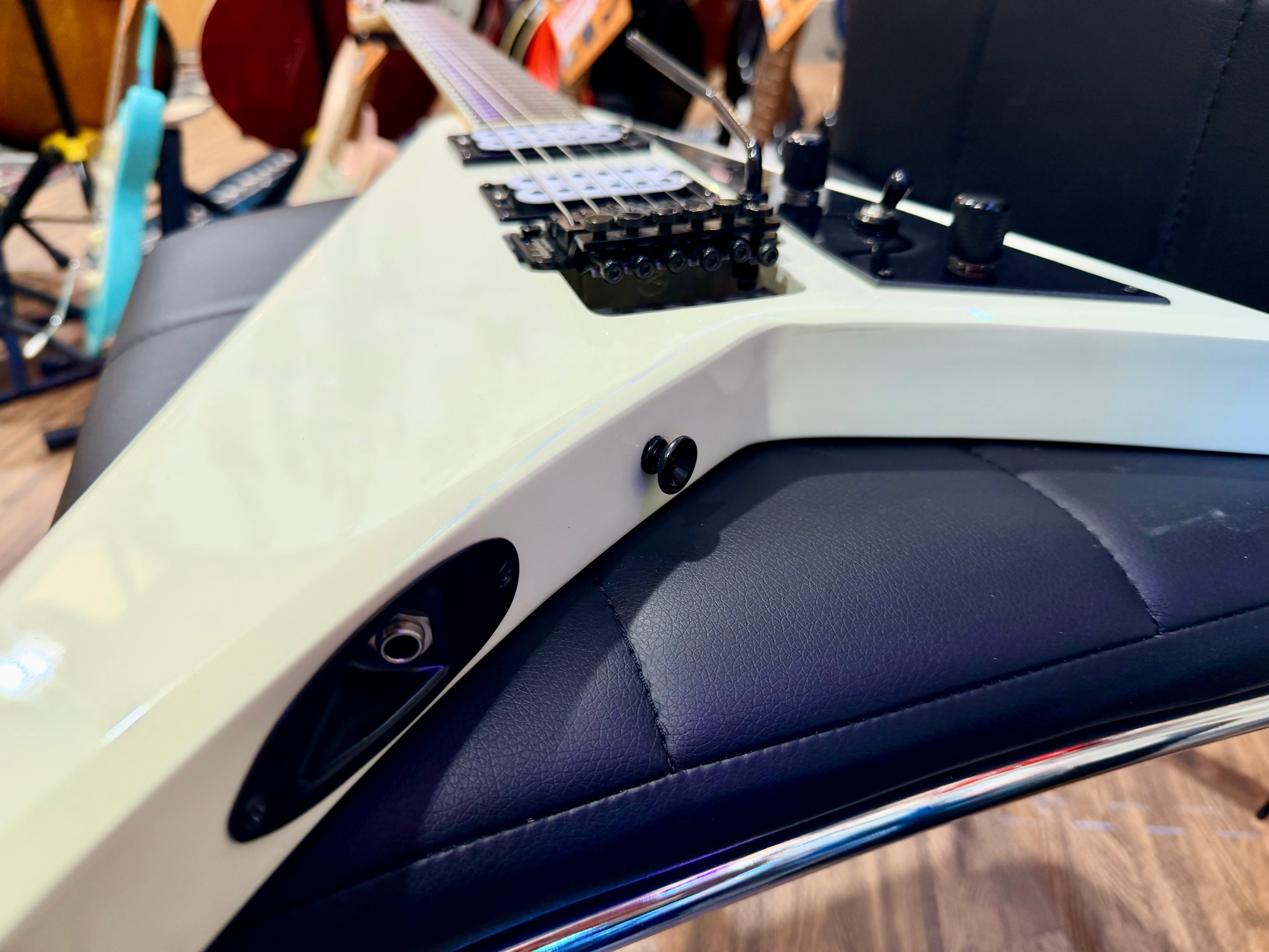 🔥WARMAN PICKUPS🔥 Jackson JS32 Rhodes Electric Guitar~ Randy Rhodes~ Ivory!