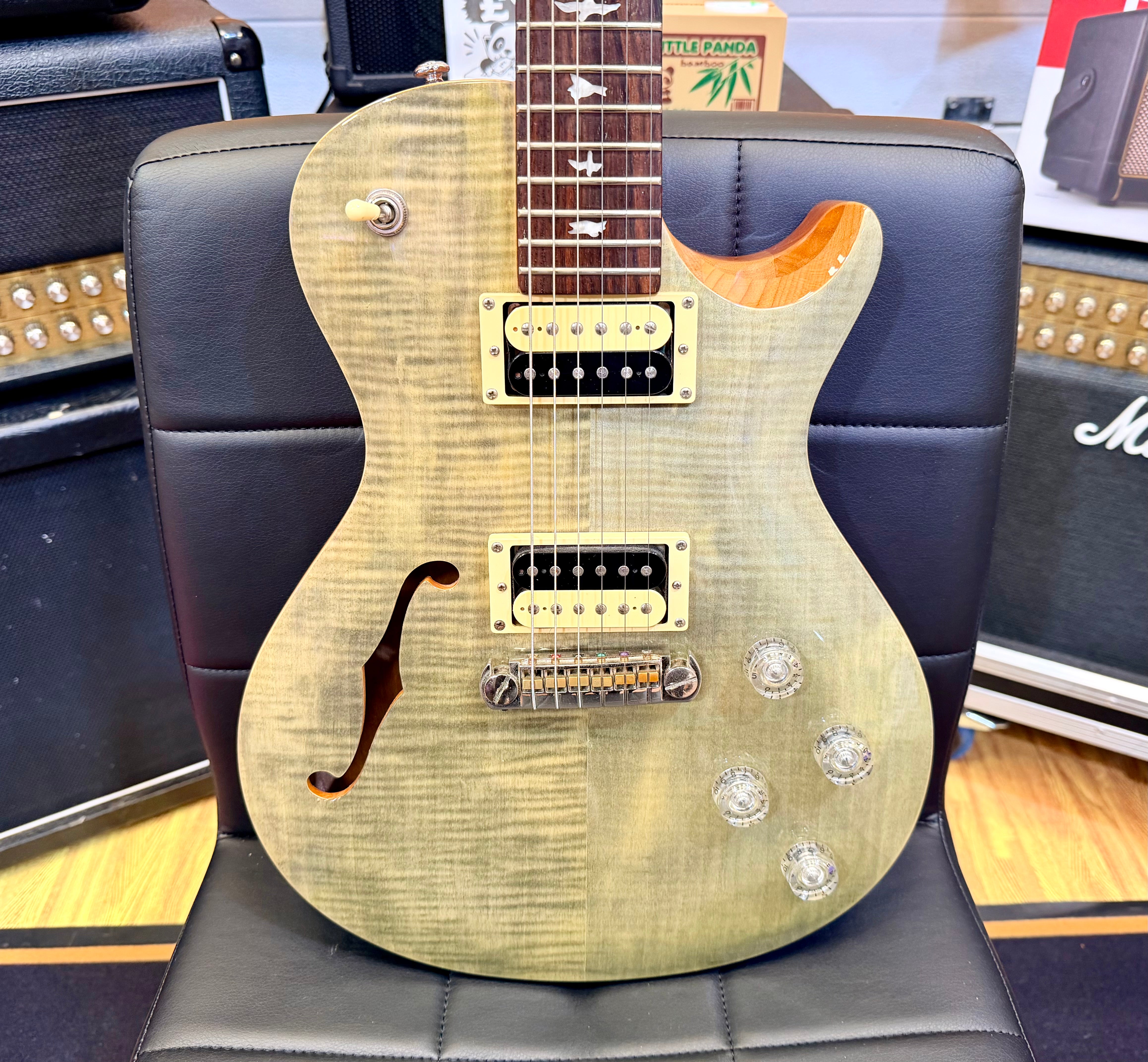 π2017π PRS SE Zach Myers Signature Semi-Hollow Guitar~ Trampas Green + GigBag!