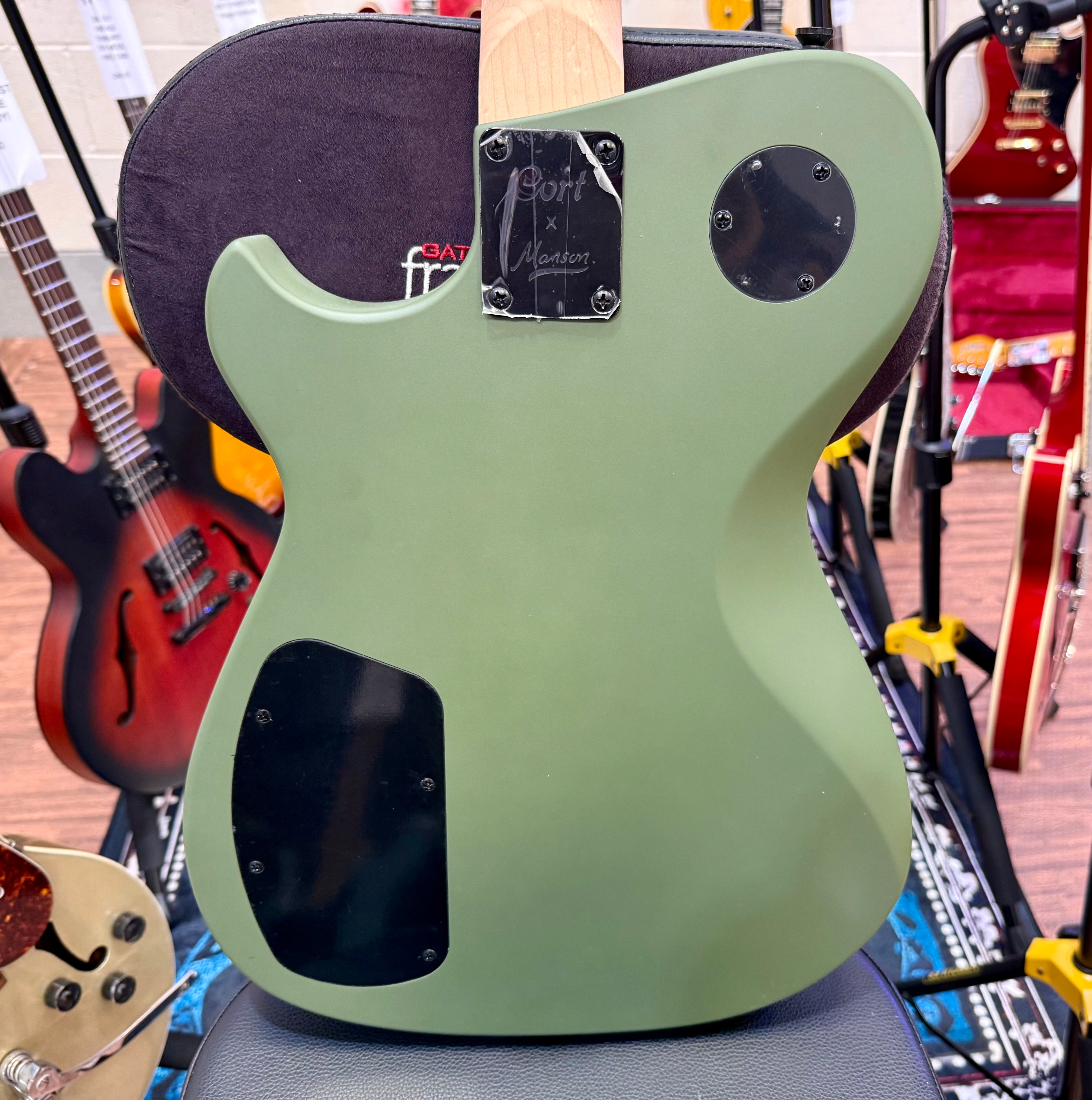 🔥2025 NEW RELEASE🔥 Manson Meta Series Matt Bellamy MBM-2H~ Satin Olive Green!