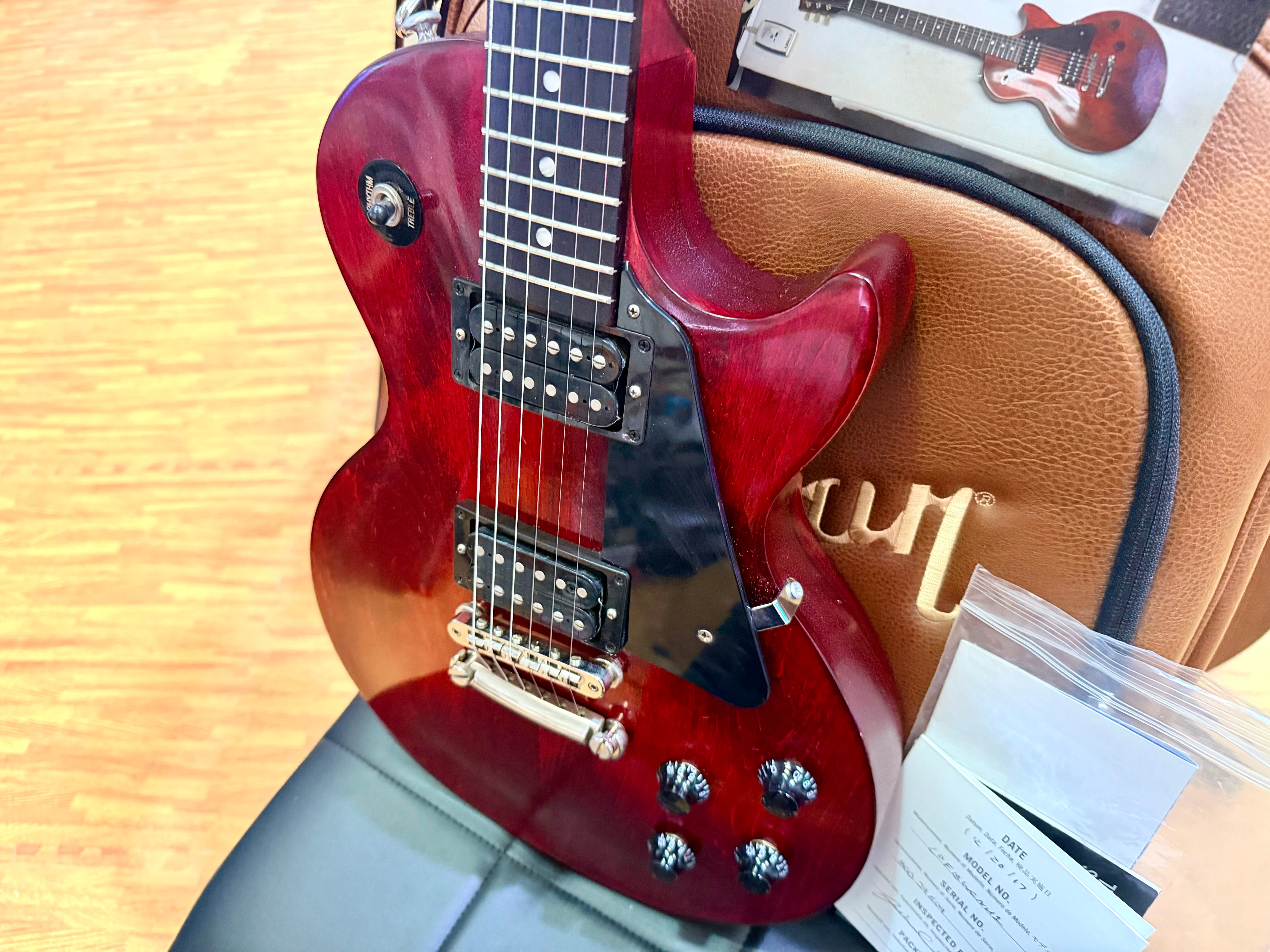 π 2018 π Gibson Les Paul Faded Worn Cherry USA Electric Guitar~ Gig Bag/Docs!