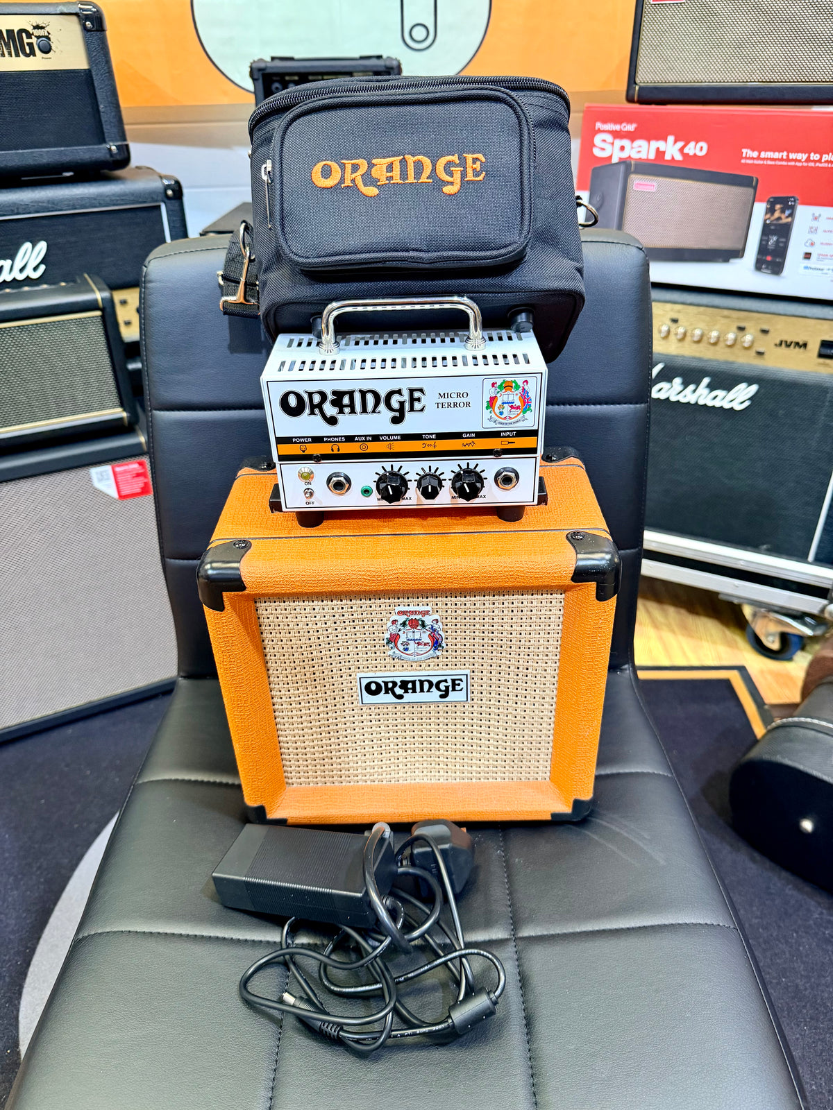 π Orange Micro Terror 20W Valve Guitar Amp Head + PPC108 Cab + Official Bag π