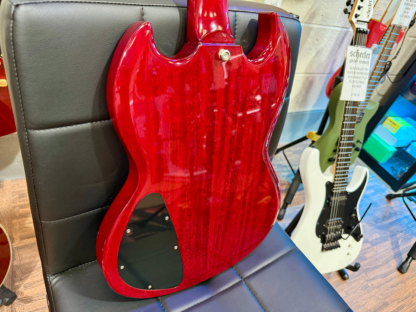 ๐ 2000 KOREA ๐ Epiphone SG G-400 Standard~ Heritage Cherry Electric Guitar!