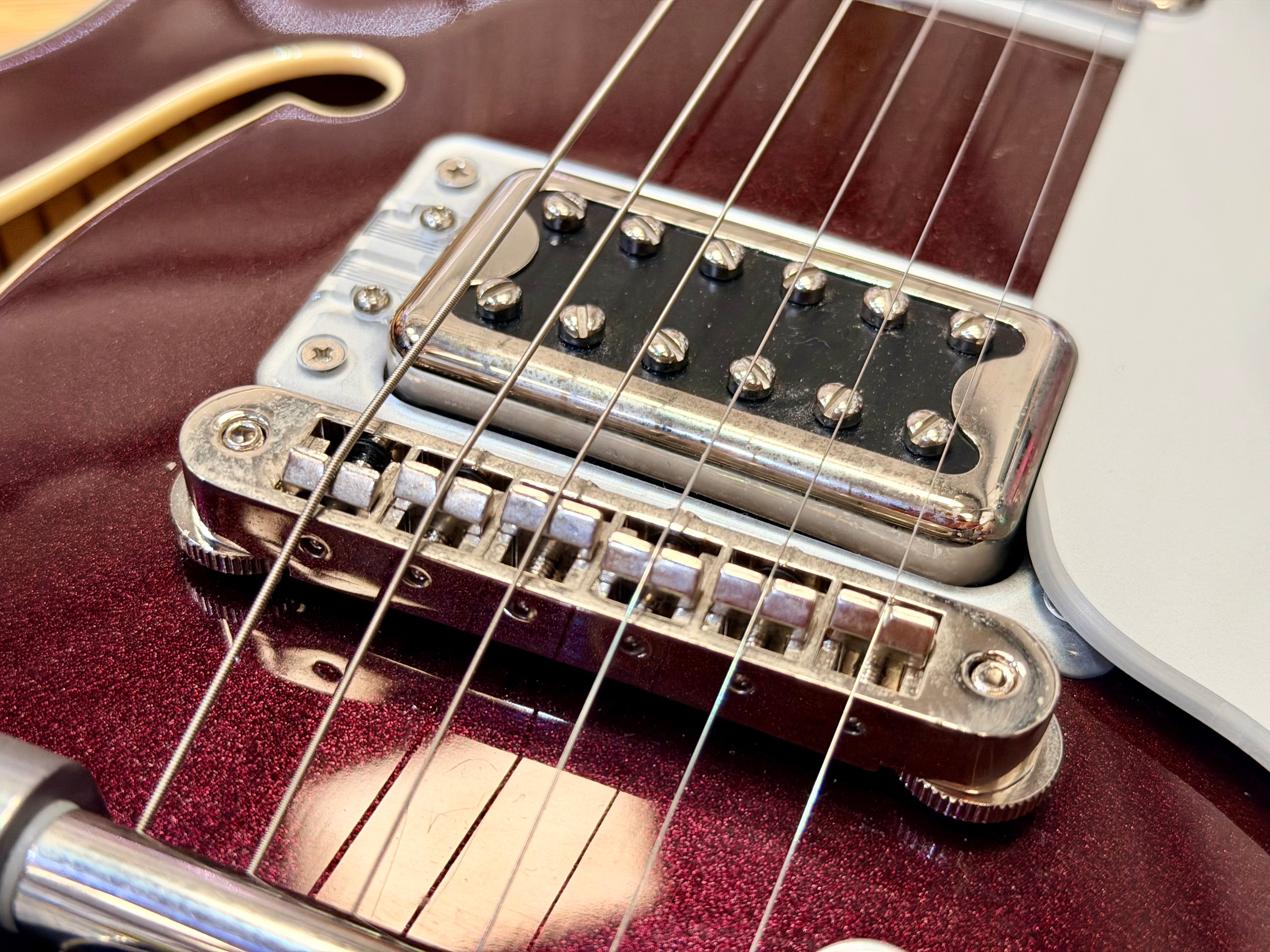 π2022π Gretsch G5655T Electromatic Center Block Jr. Dark Cherry Metallic!
