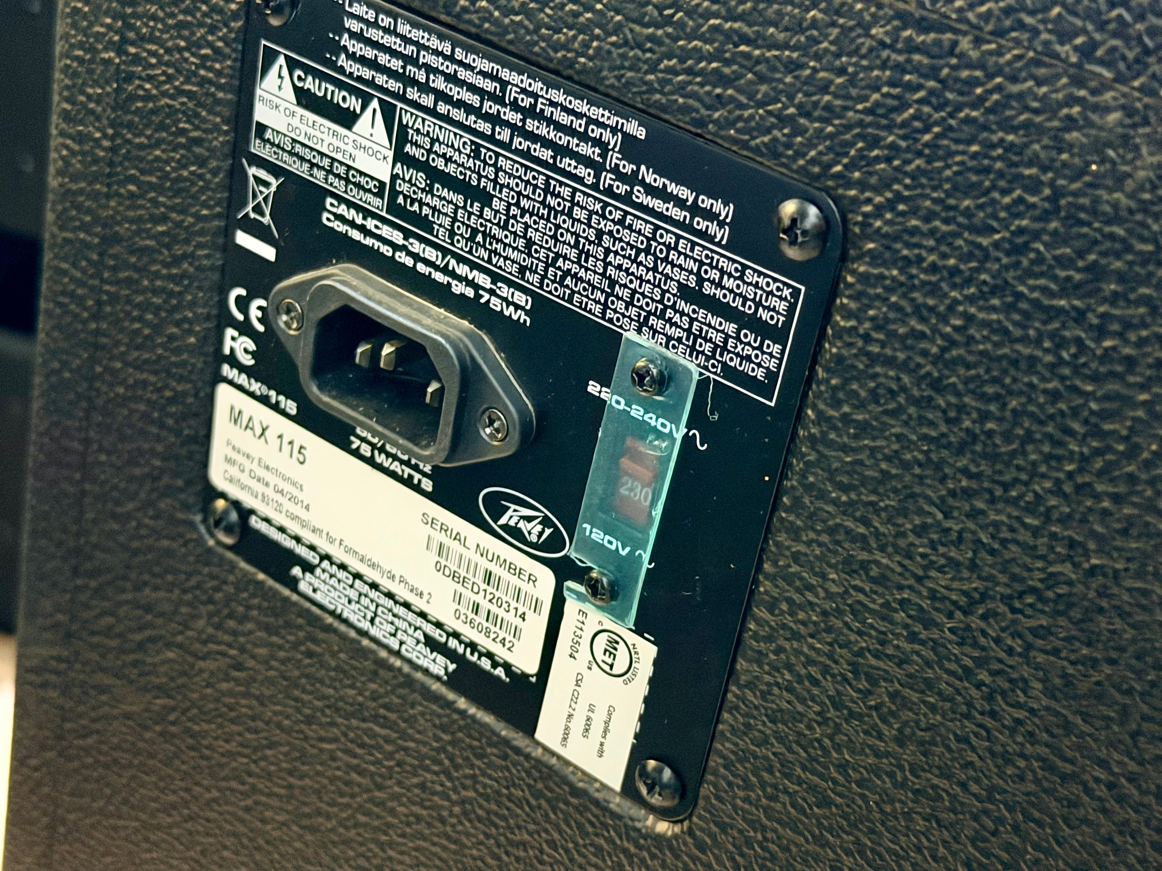 🔥BASS AMP🔥Peavey Max 115 Electric Bass Guitar Combo Amp~ 300w~ 15” Speaker!