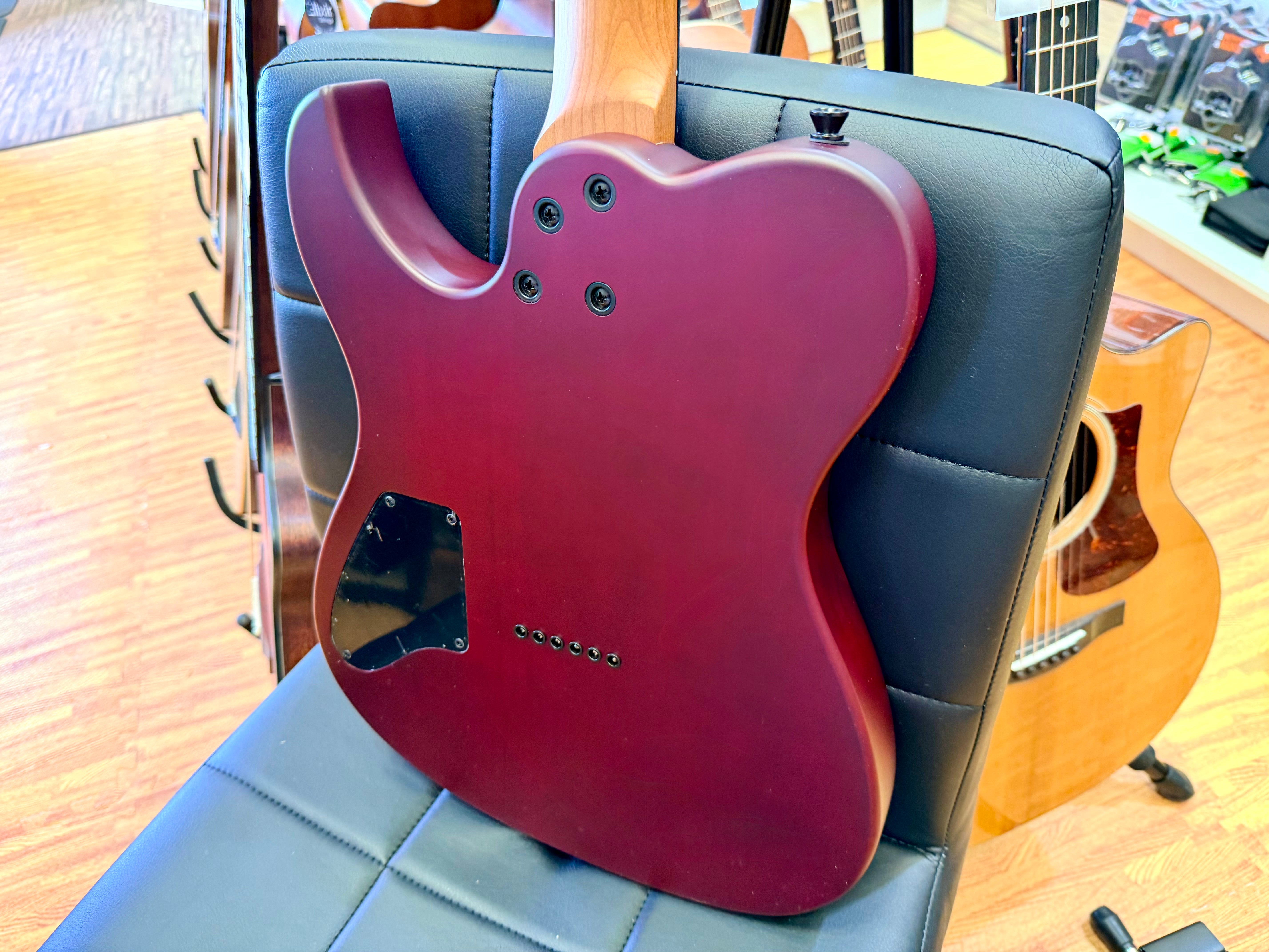 ⚡️NEW⚡️ Spira T-400 Satin Wine Red~ Electric Guitar HH Locking Tuners~ 2026!