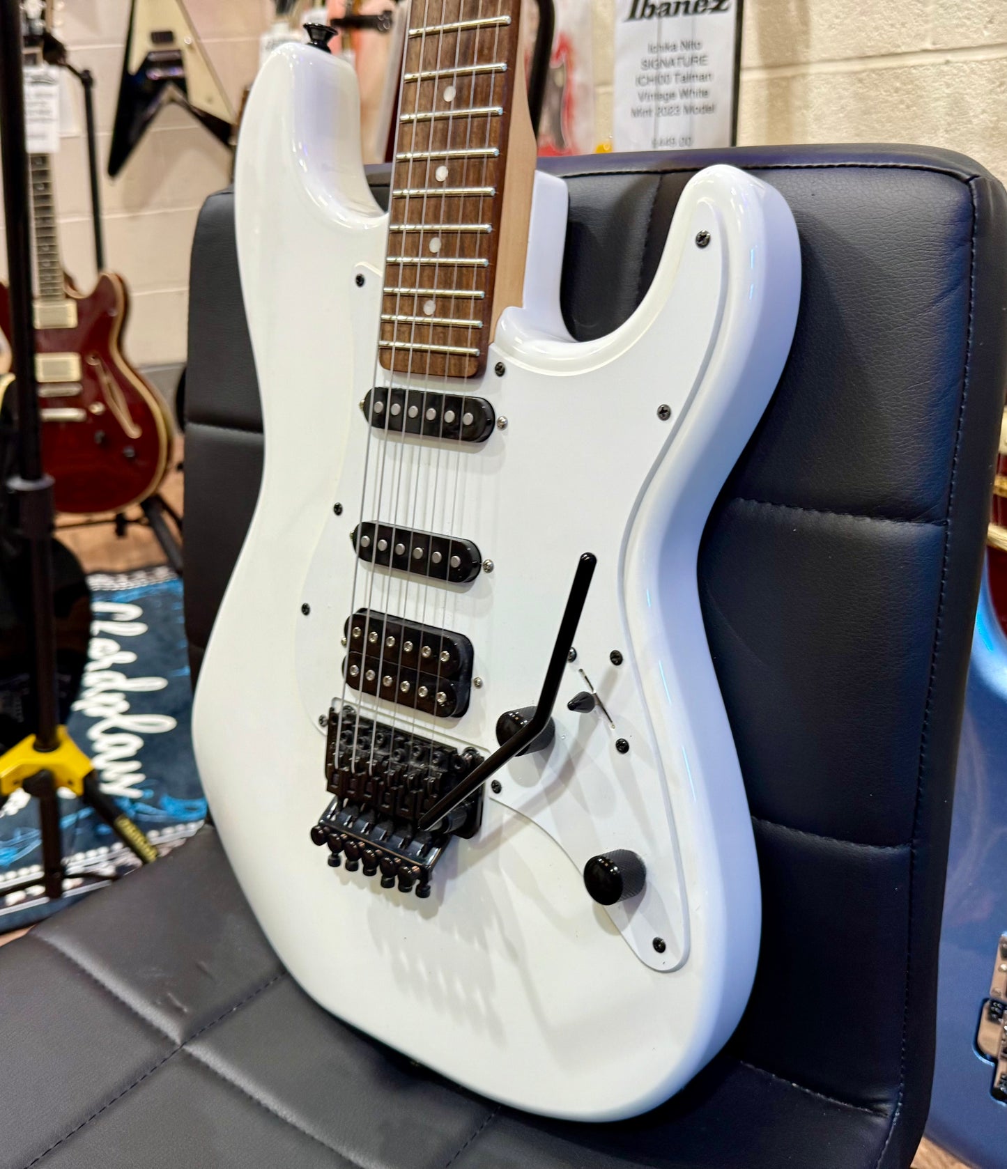 🔥MINT 2018🔥 Jackson Adrian Smith SDXM~ Snow White~ Iron Maiden Signature!