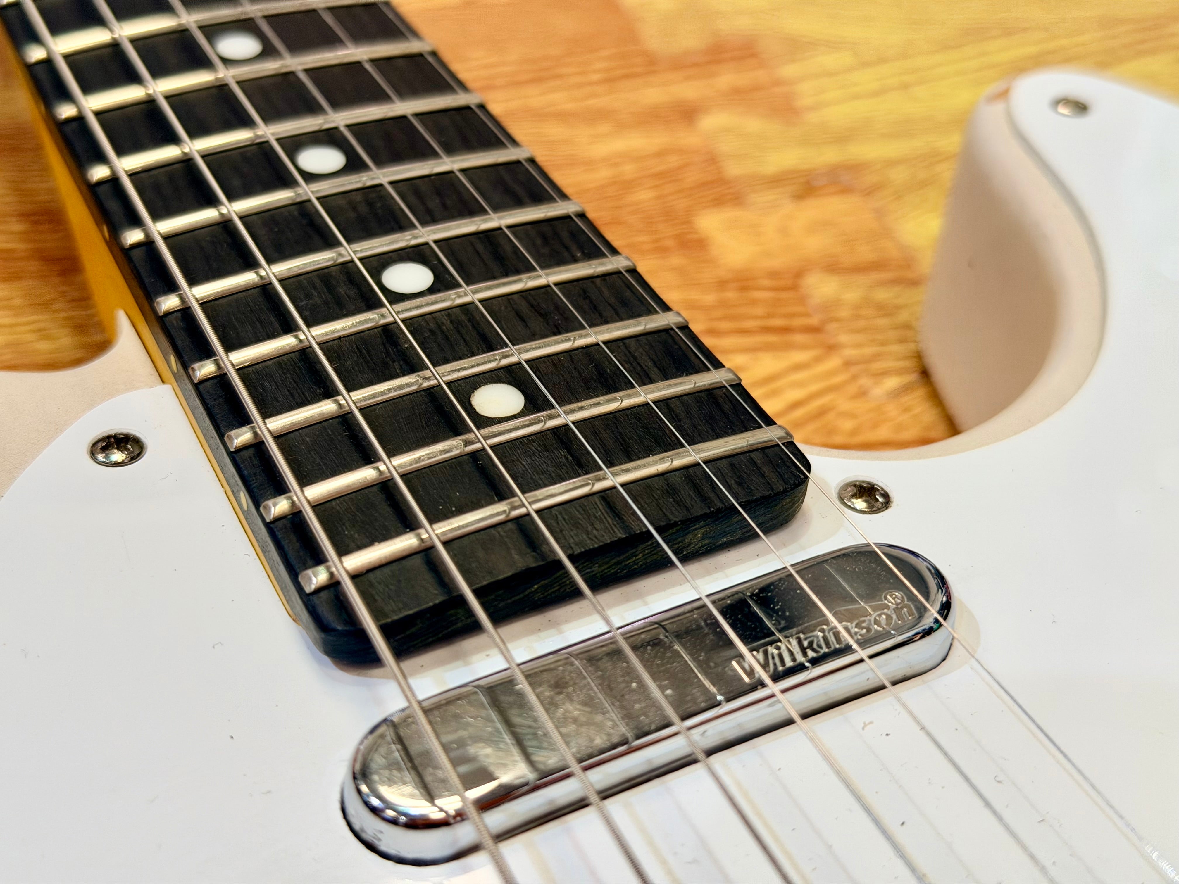 π₯ Vintage V62 ICON Distressed Ash Blonde Telecaster Style Wilkinson Pickups π₯