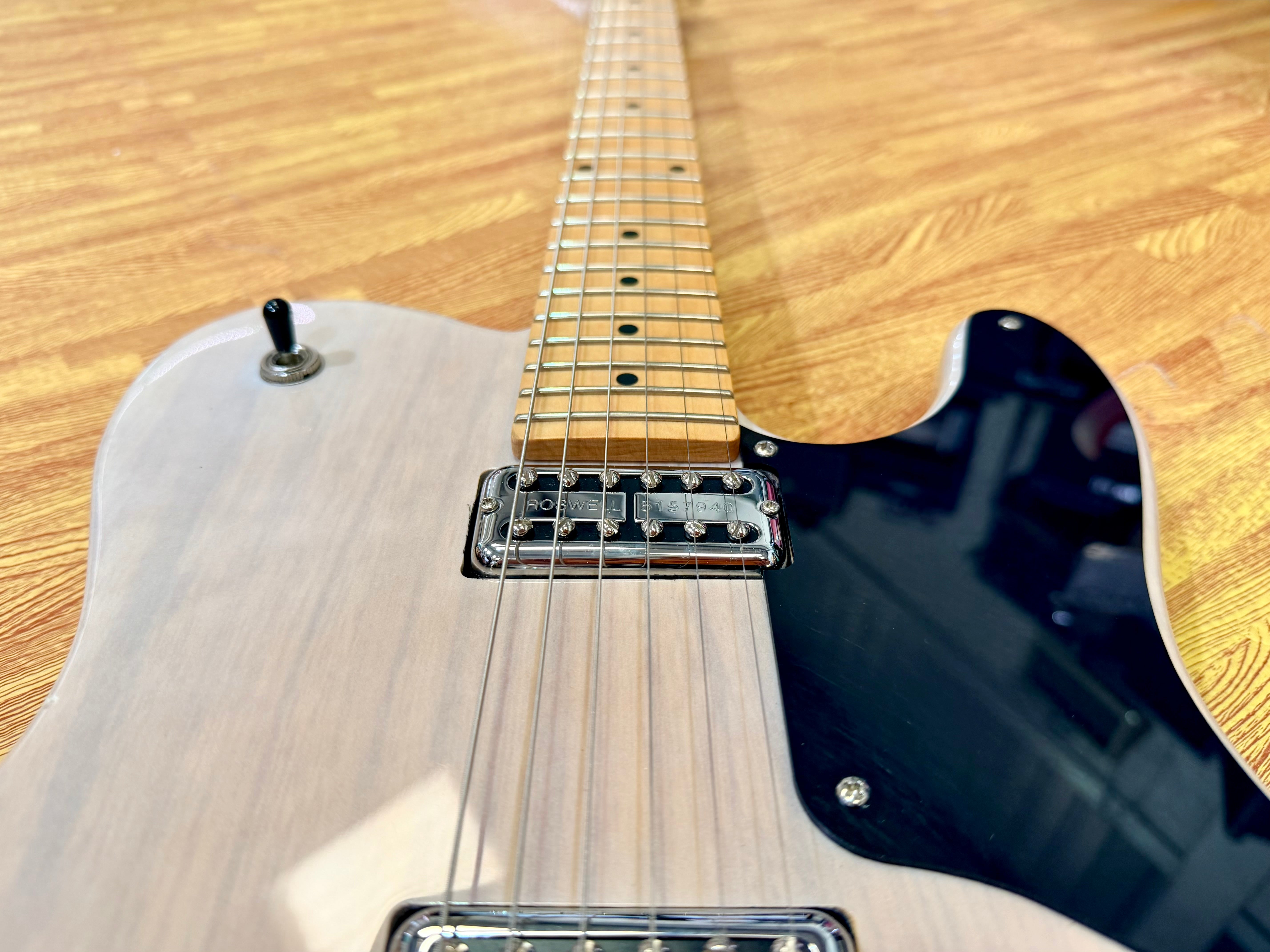 ✨ Harley Benton TE-90FLT VW Deluxe Series Vintage White~ Tele ‘Cabronita’ ✨