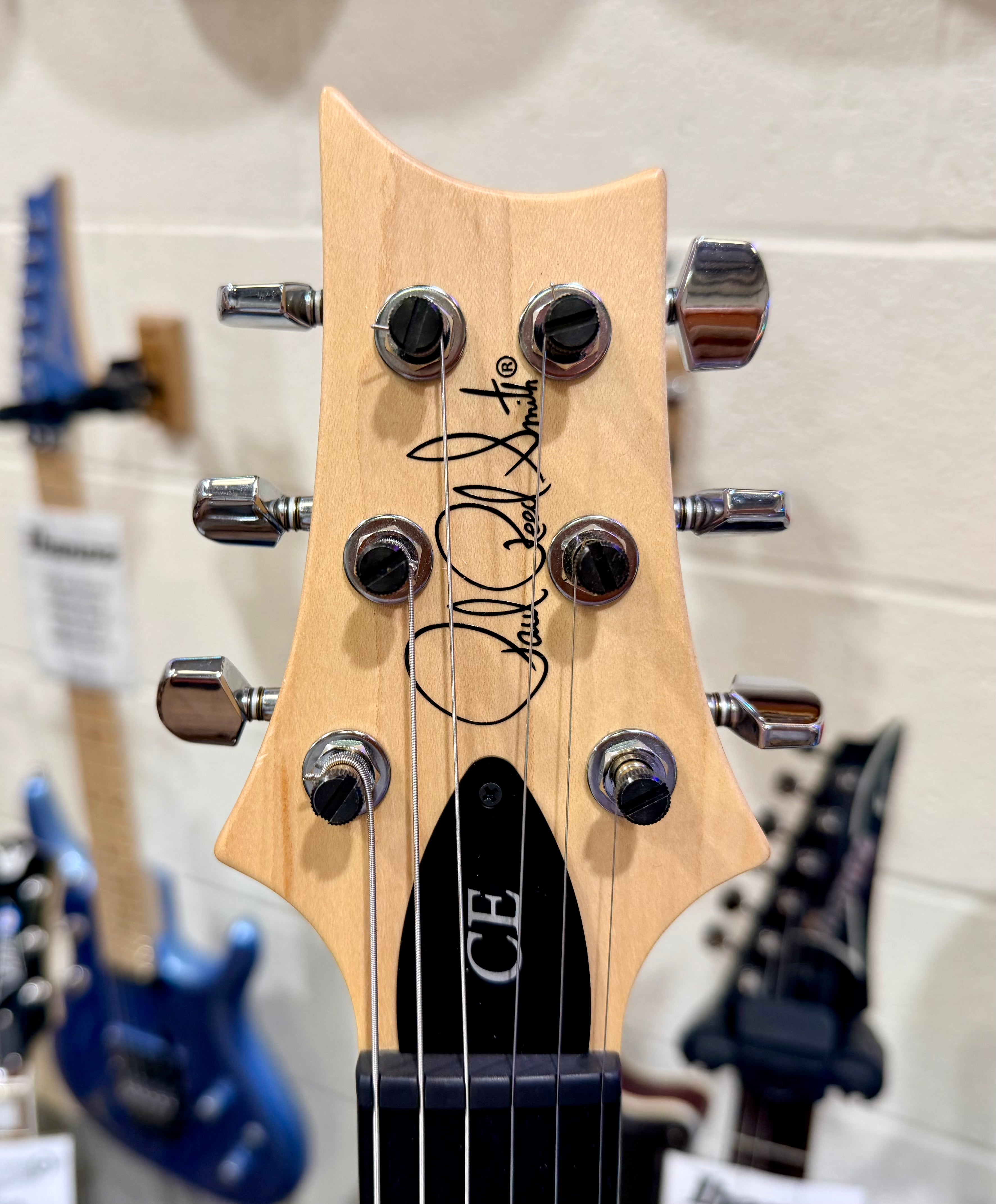 🔥RARE 2023🔥 PRS CE24 Satin Gold Top Limited Edition~ Natural Back~ USA~ Gig Bag