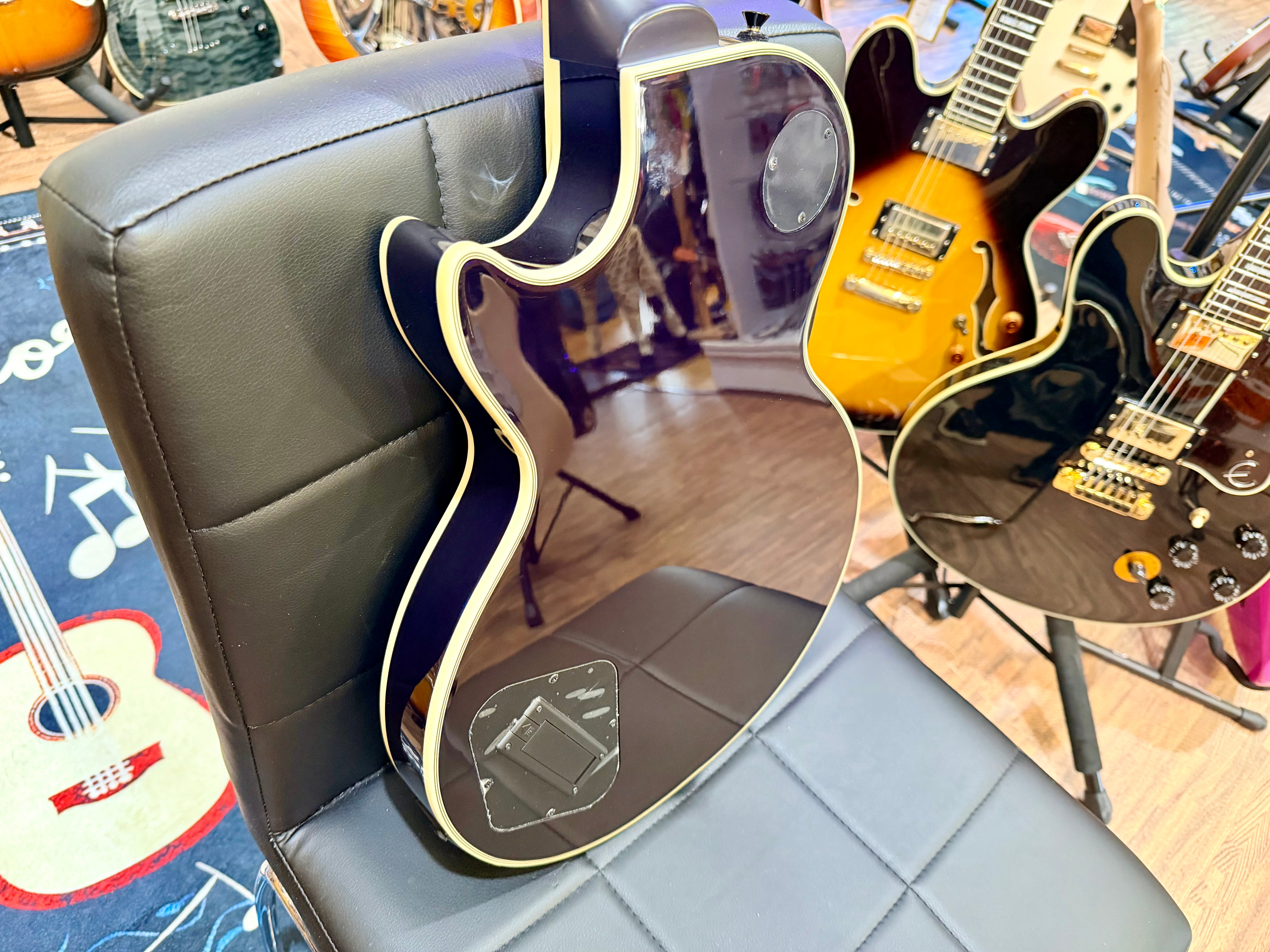 🔥2019🔥 Epiphone Les Paul Prophecy Custom Plus EX~ Midnight Sapphire~ EMG P’Ups