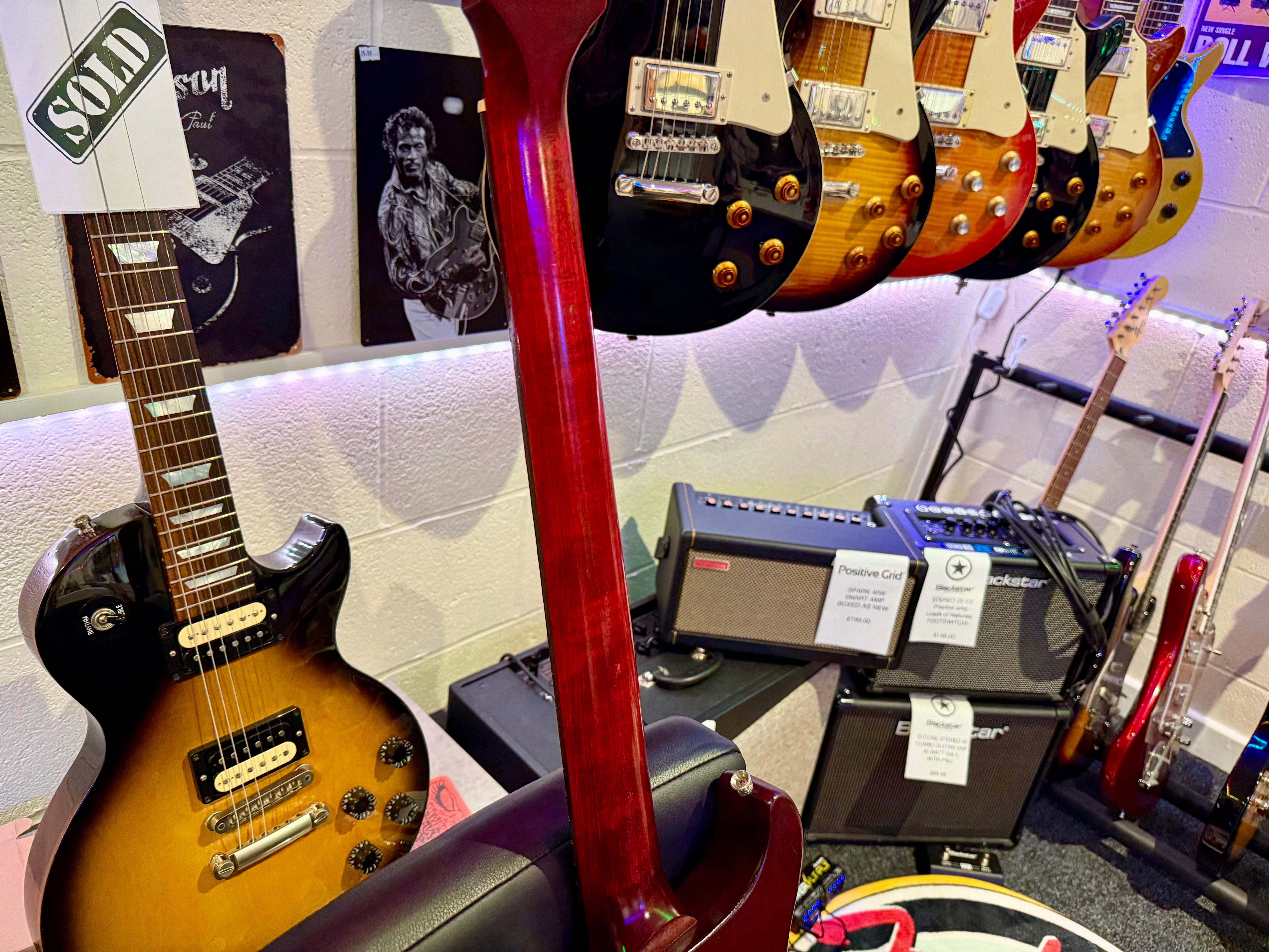 🌟2019🌟 Gibson Les Paul Junior Tribute DC Worn Cherry~ Double Cut~ Dog Ear P90!